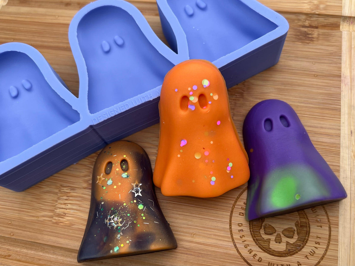 Ghost Wax Melt Silicone Mold - Flat Back – Designed with a Twist