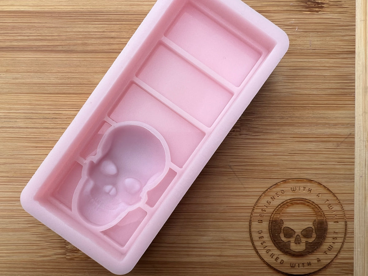 3D Skull Snapbar Silicone Mold – Designed with a Twist