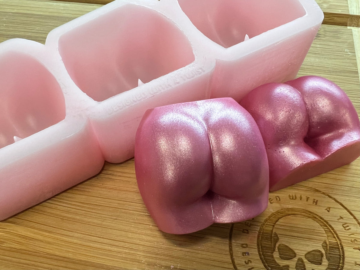 3D Booty Scrape n Scoop Wax Silicone Mold – Designed with a Twist