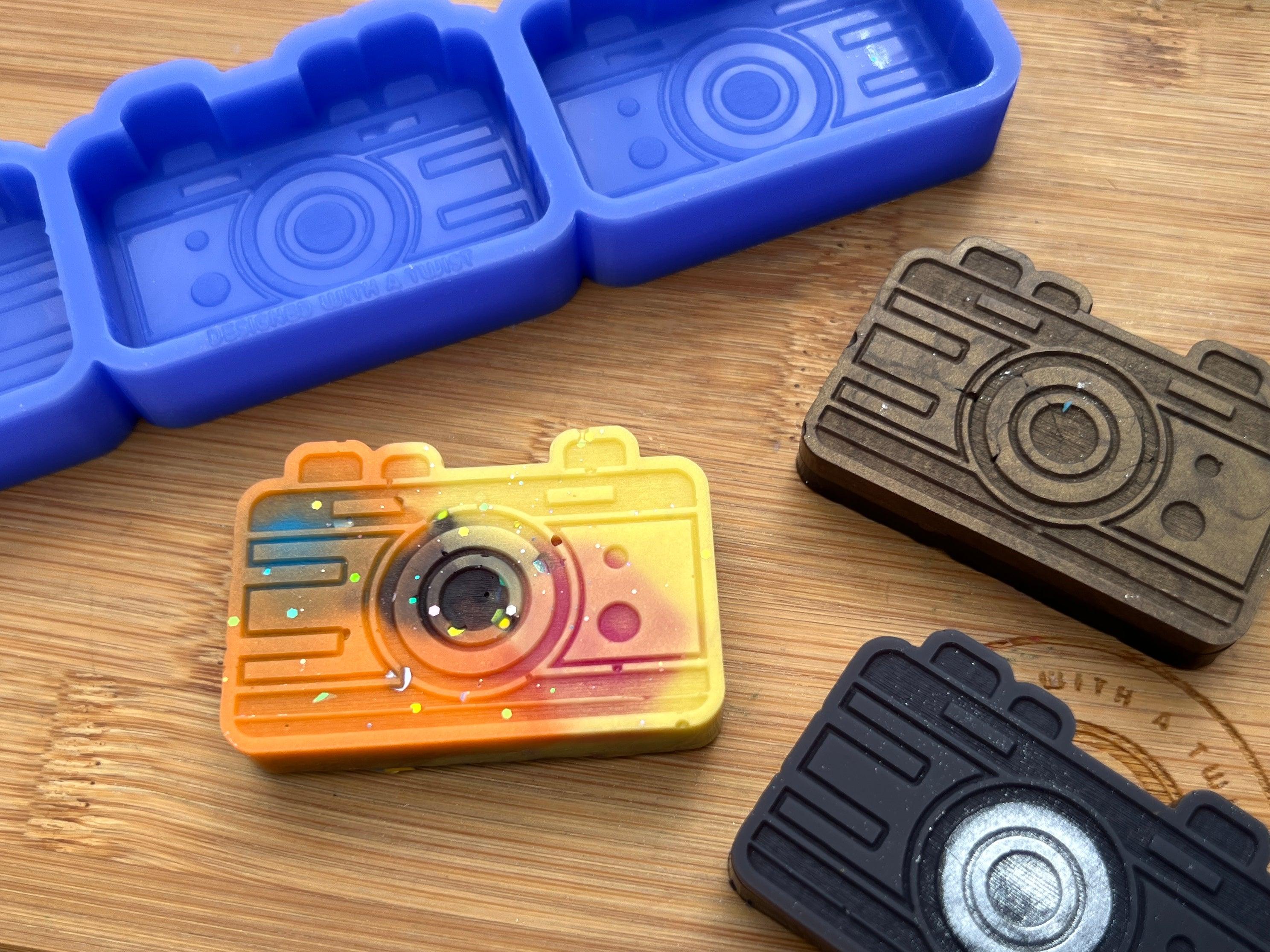 Camera Silicone Mold - Designed with a Twist - Top quality silicone molds made in the UK.