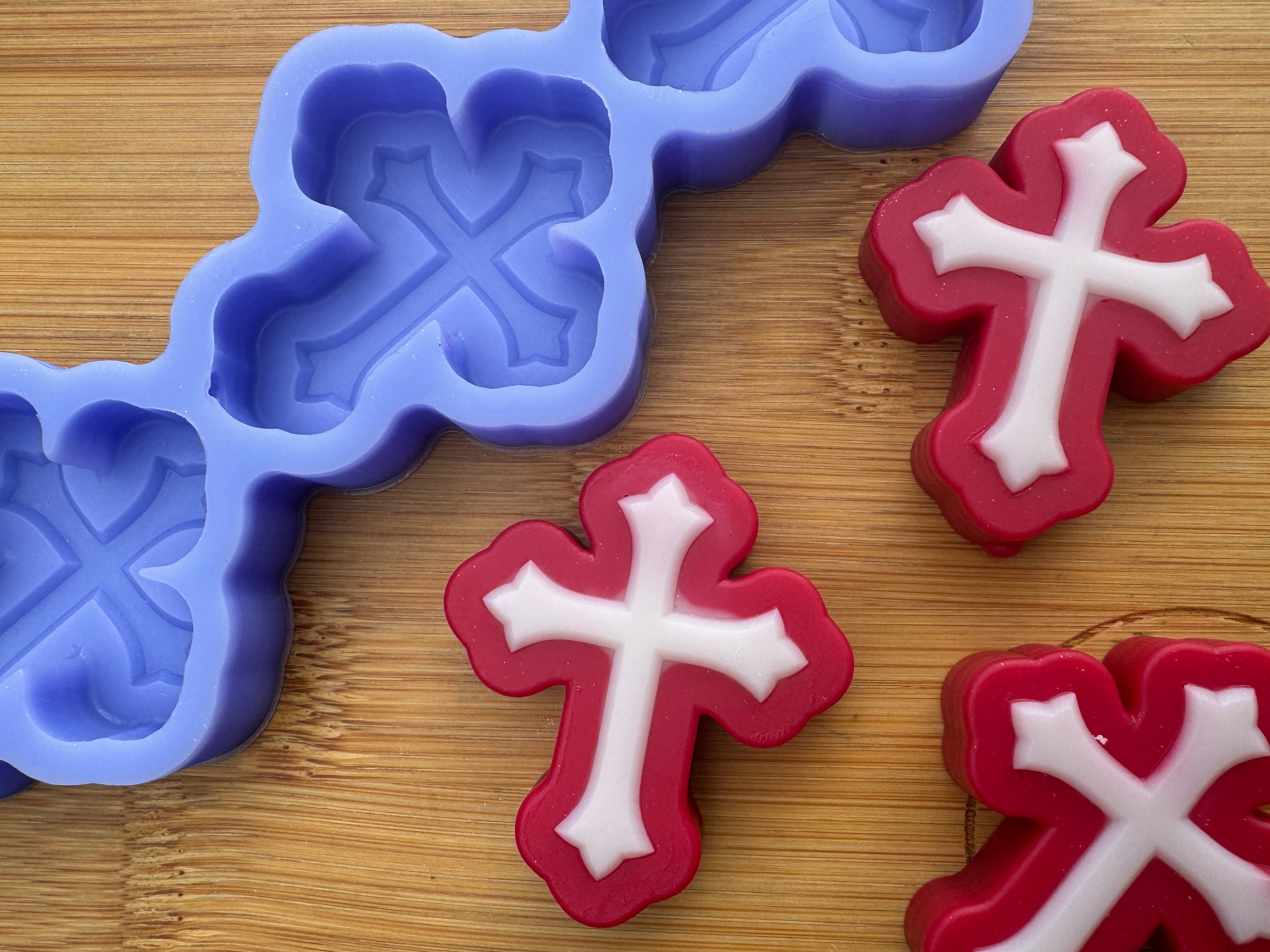 3D Cross Silicone Mold