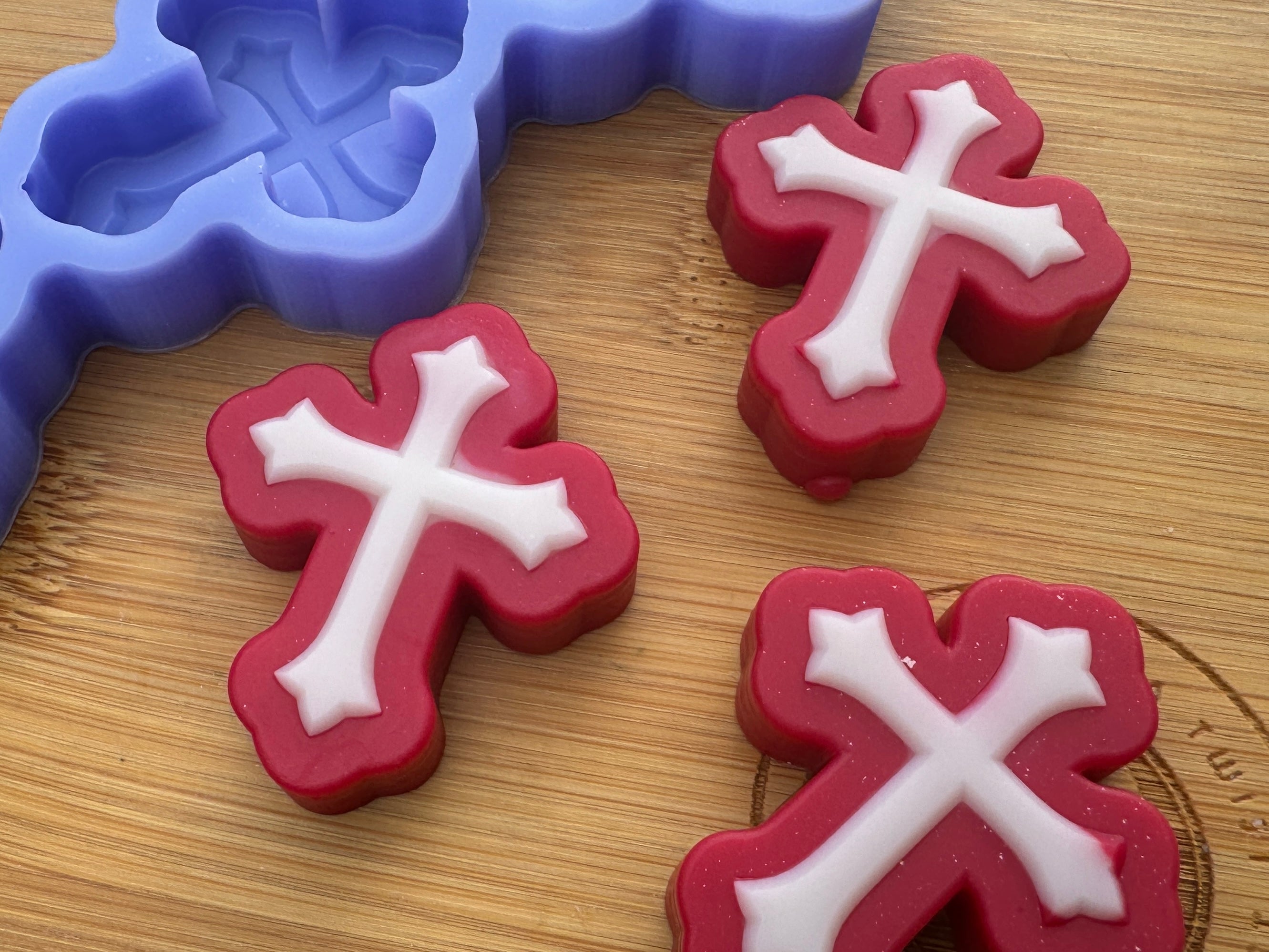 3D Cross Silicone Mold Designed with a Twist