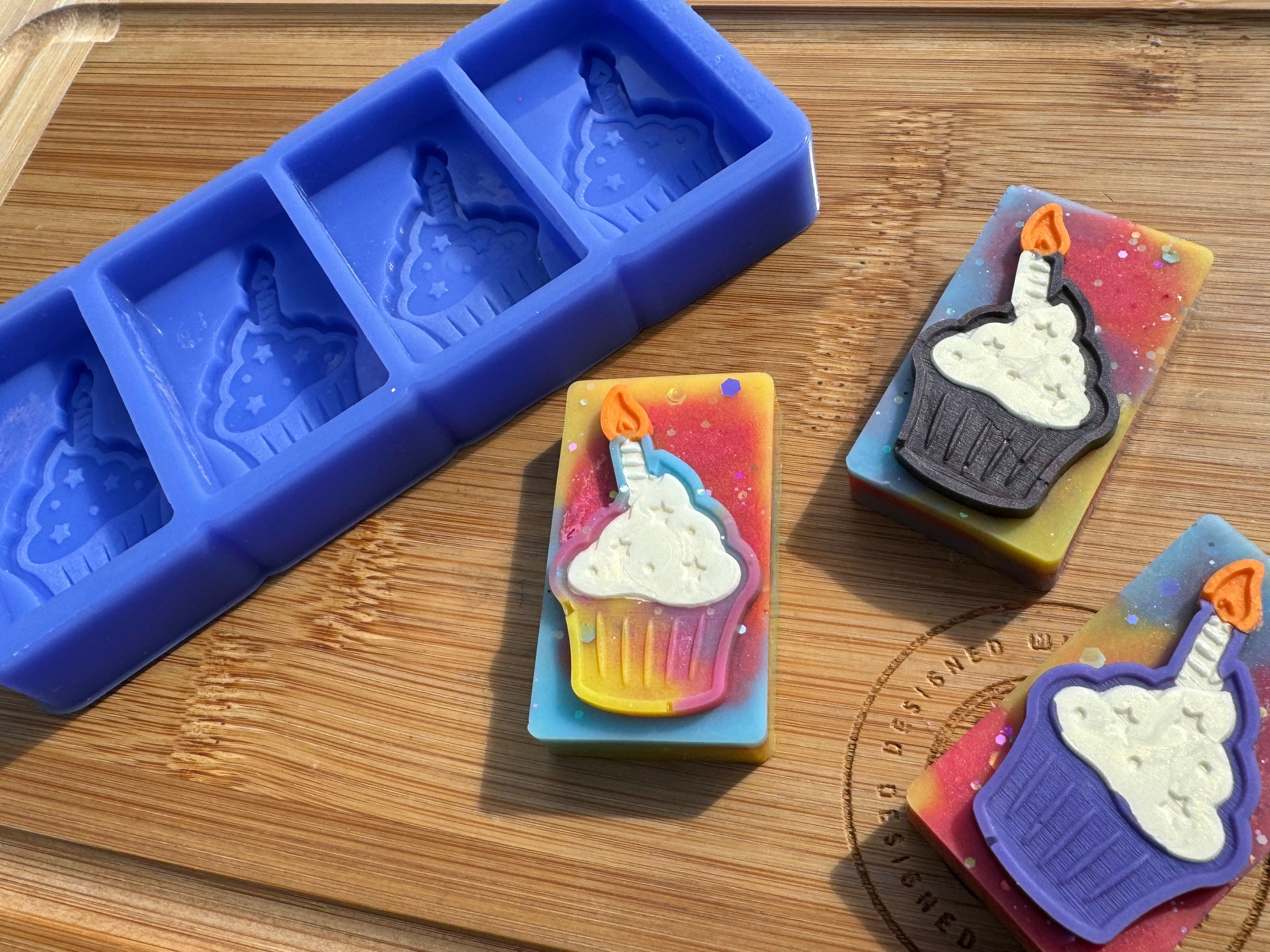 Birthday Cake Silicone Mold - HoBa Edition - Designed with a Twist - Top quality silicone molds made in the UK.