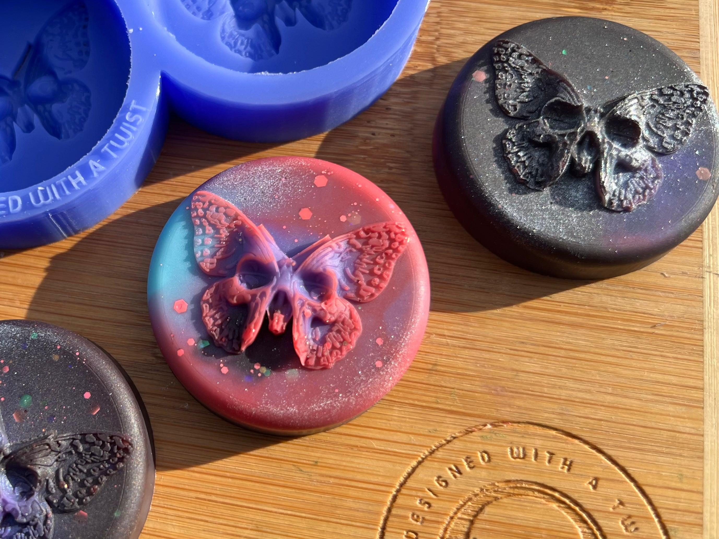 Gothic Butterfly Silicone Mold - Designed with a Twist - Top quality silicone molds made in the UK.