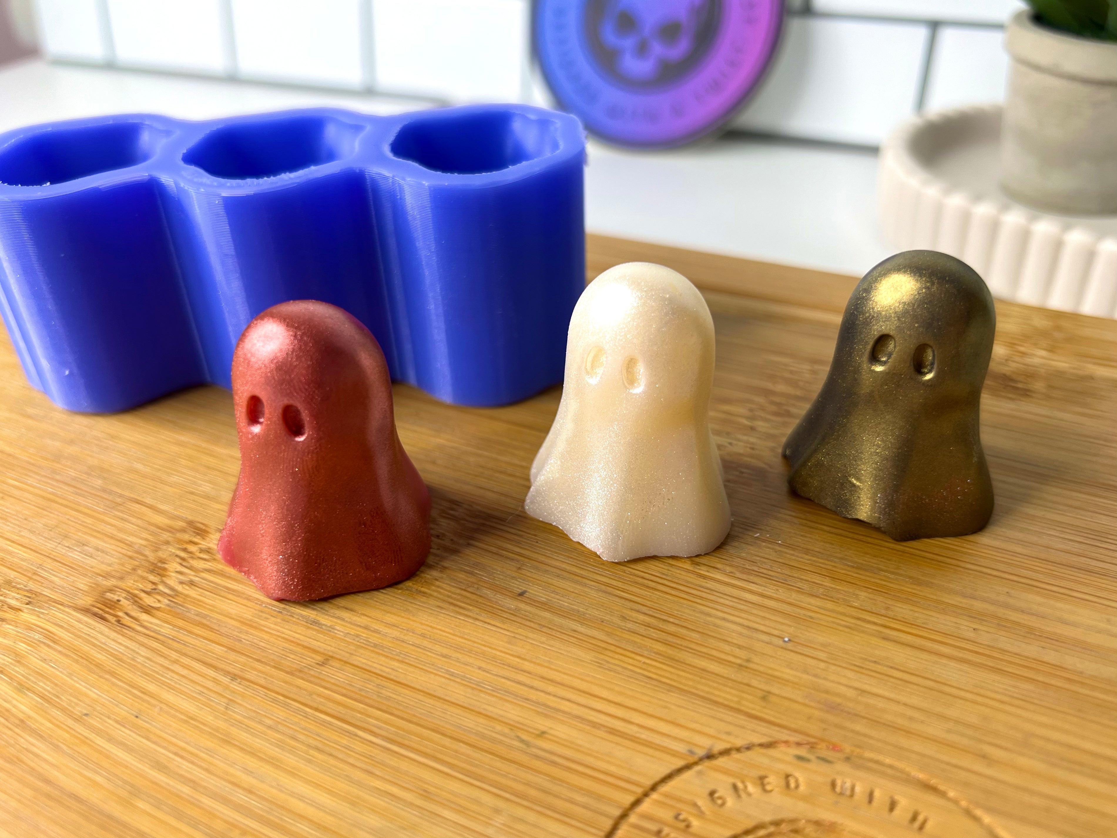 3D Ghost Wax Melt Silicone Mould