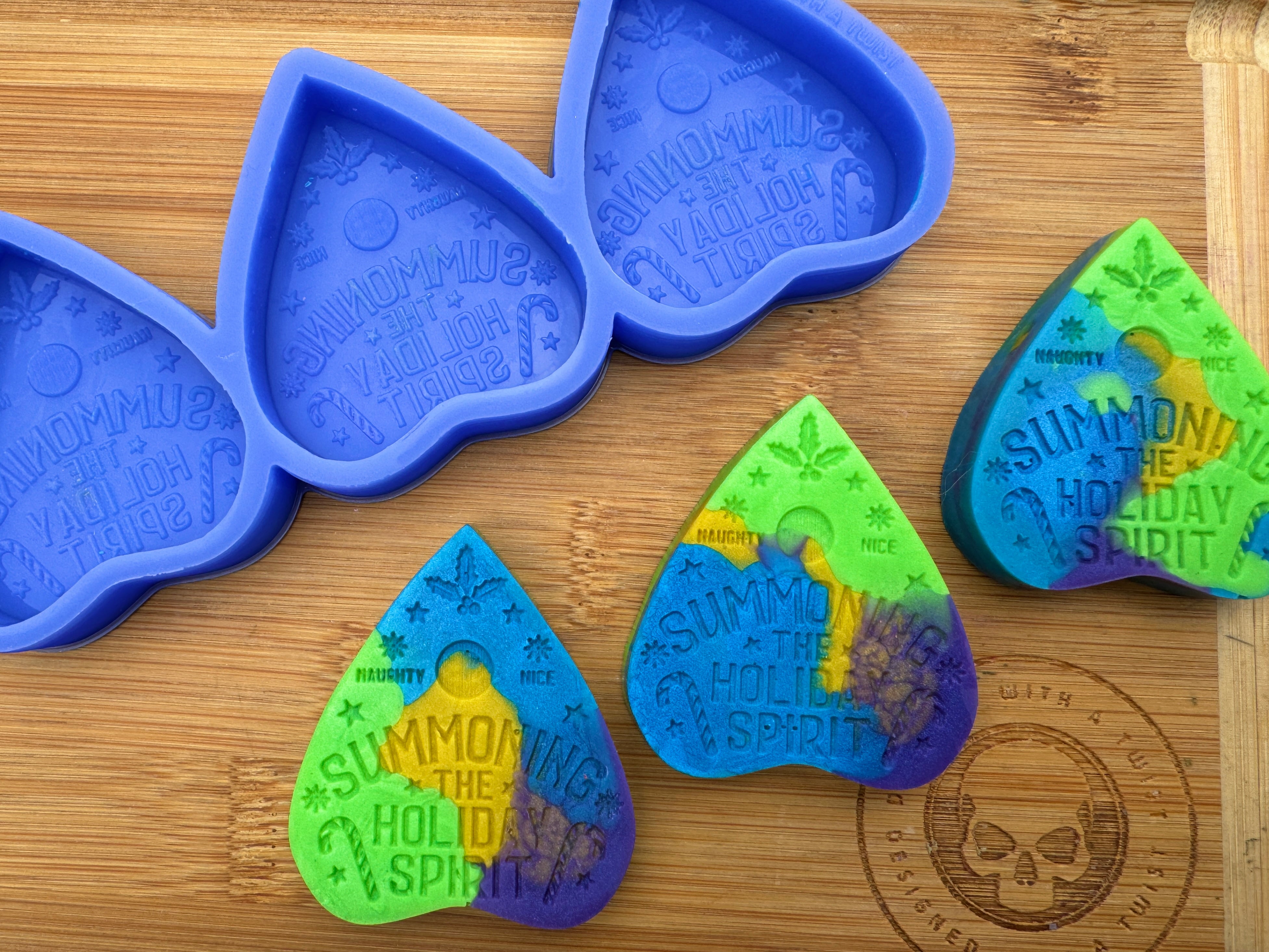 Christmas Spirit Planchette Silicone Mold