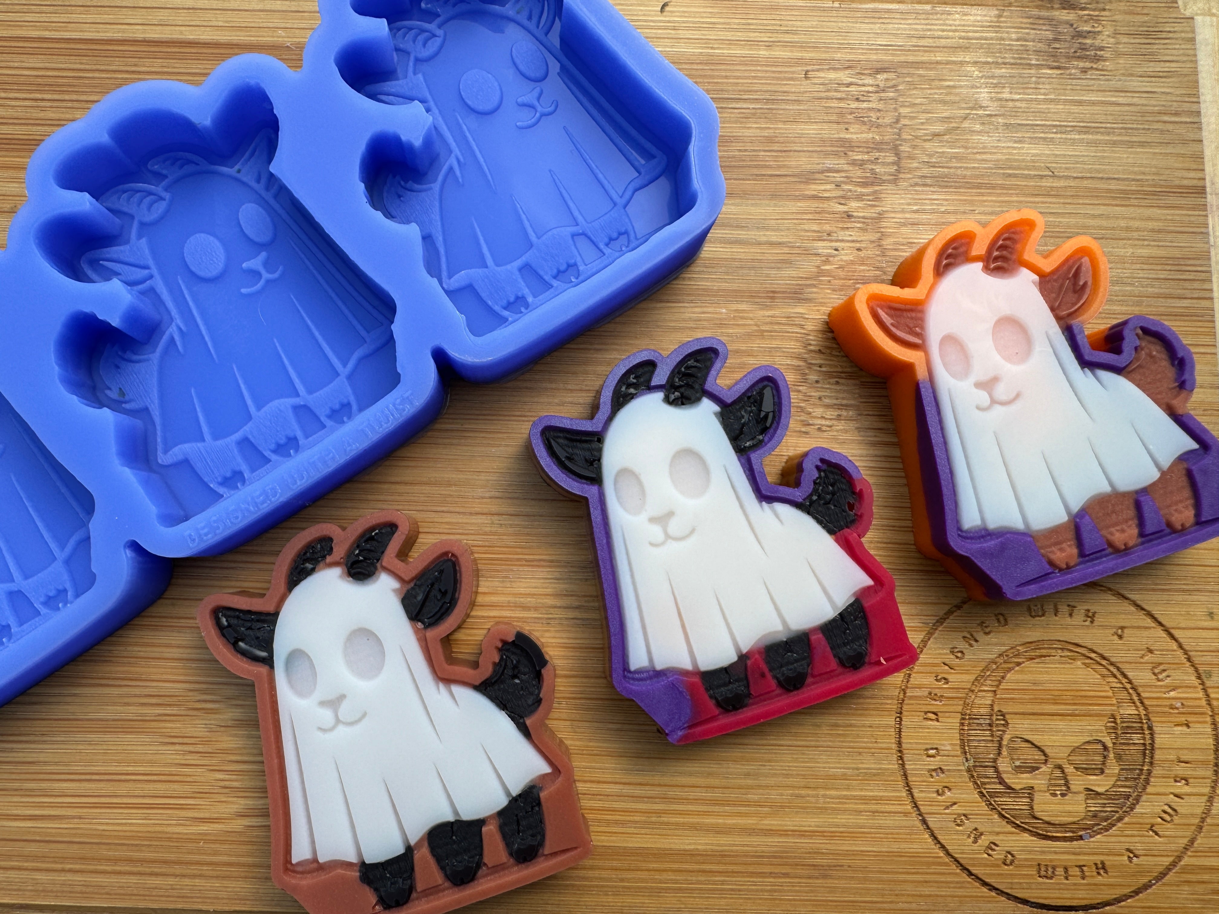 Ghost Goat Silicone Mold