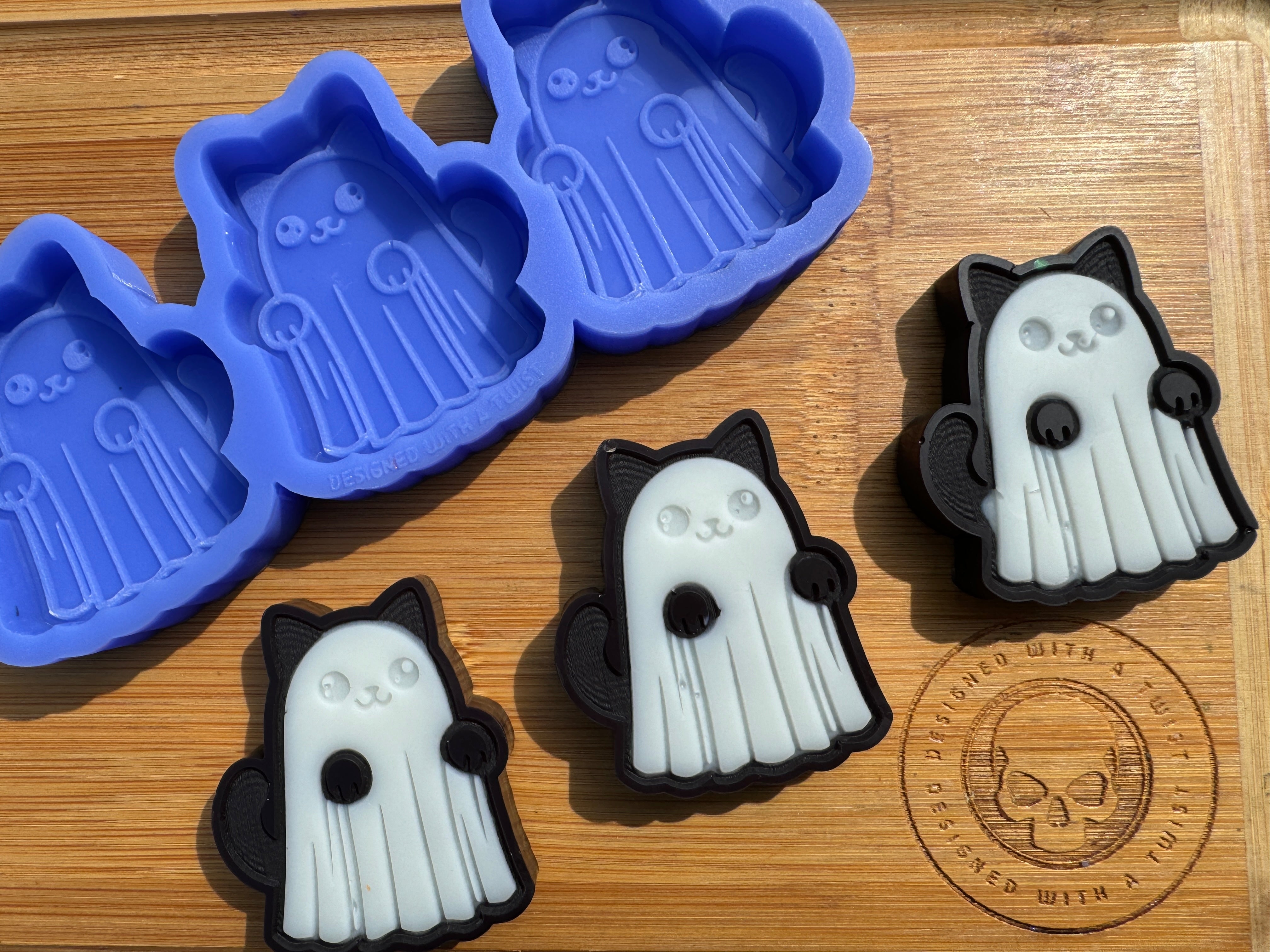 Ghost Kitty Silicone Mold