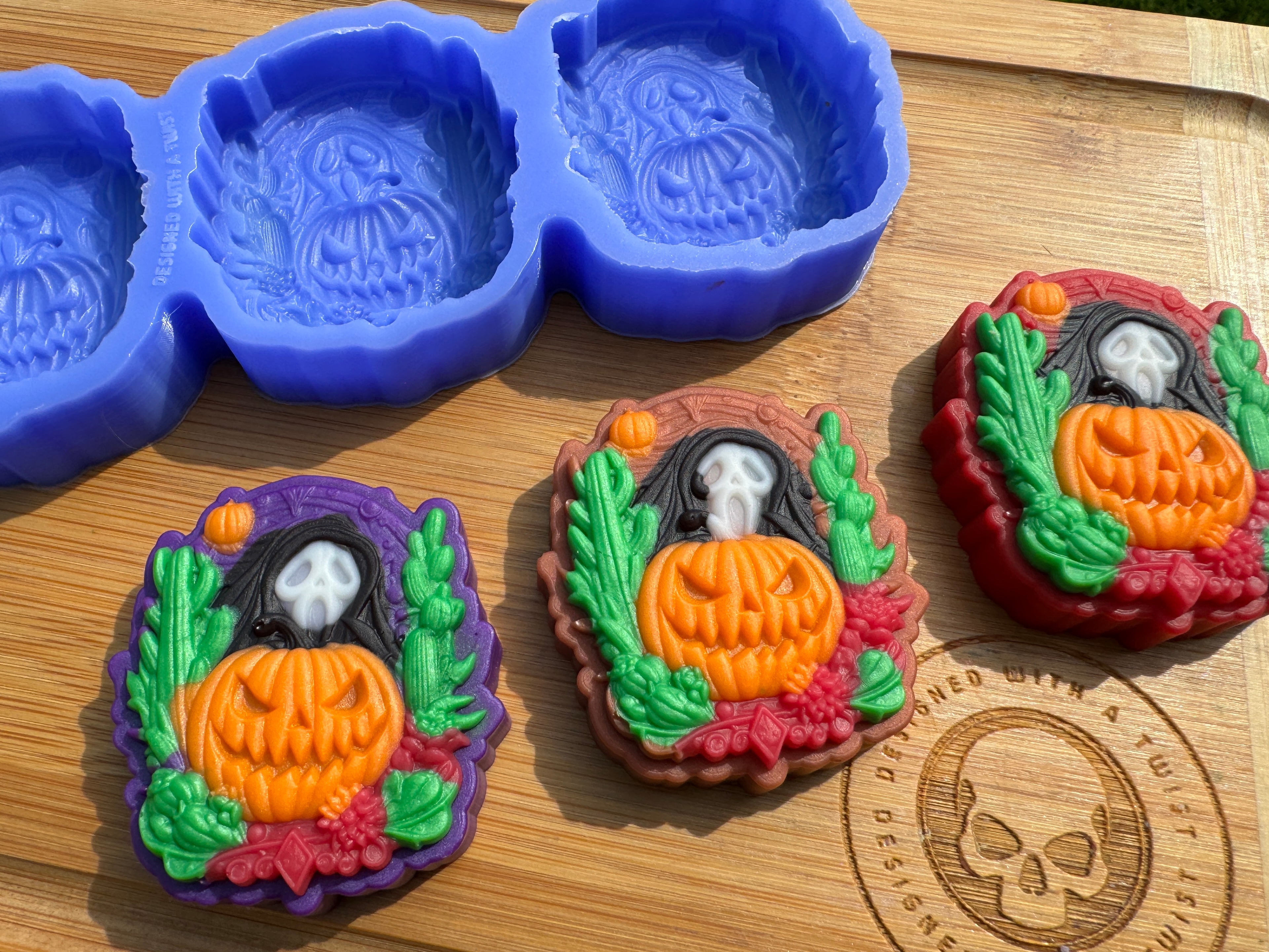 Ghost Pumpkin Silicone Mold