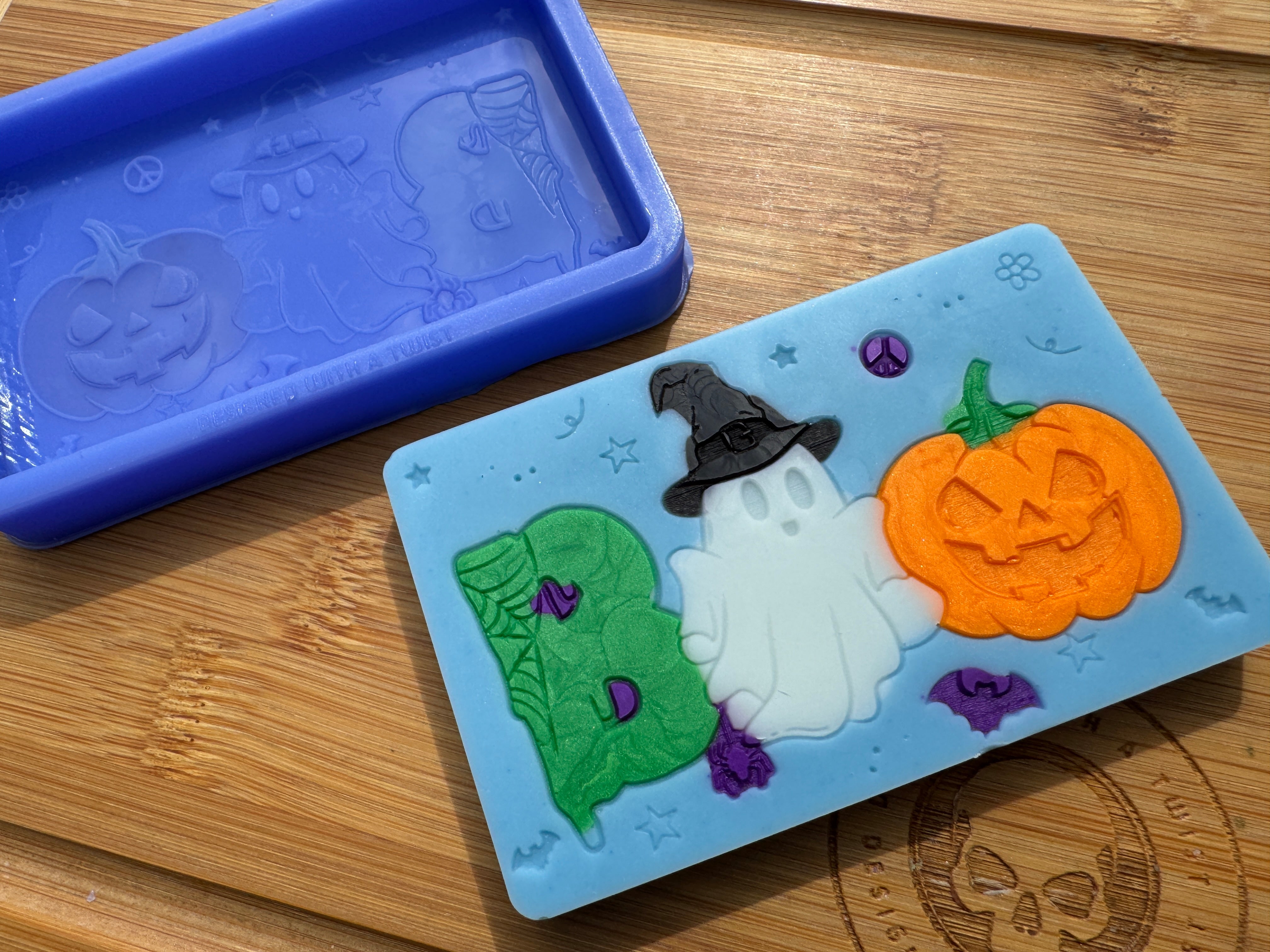 Spooky Boo Silicone Mold