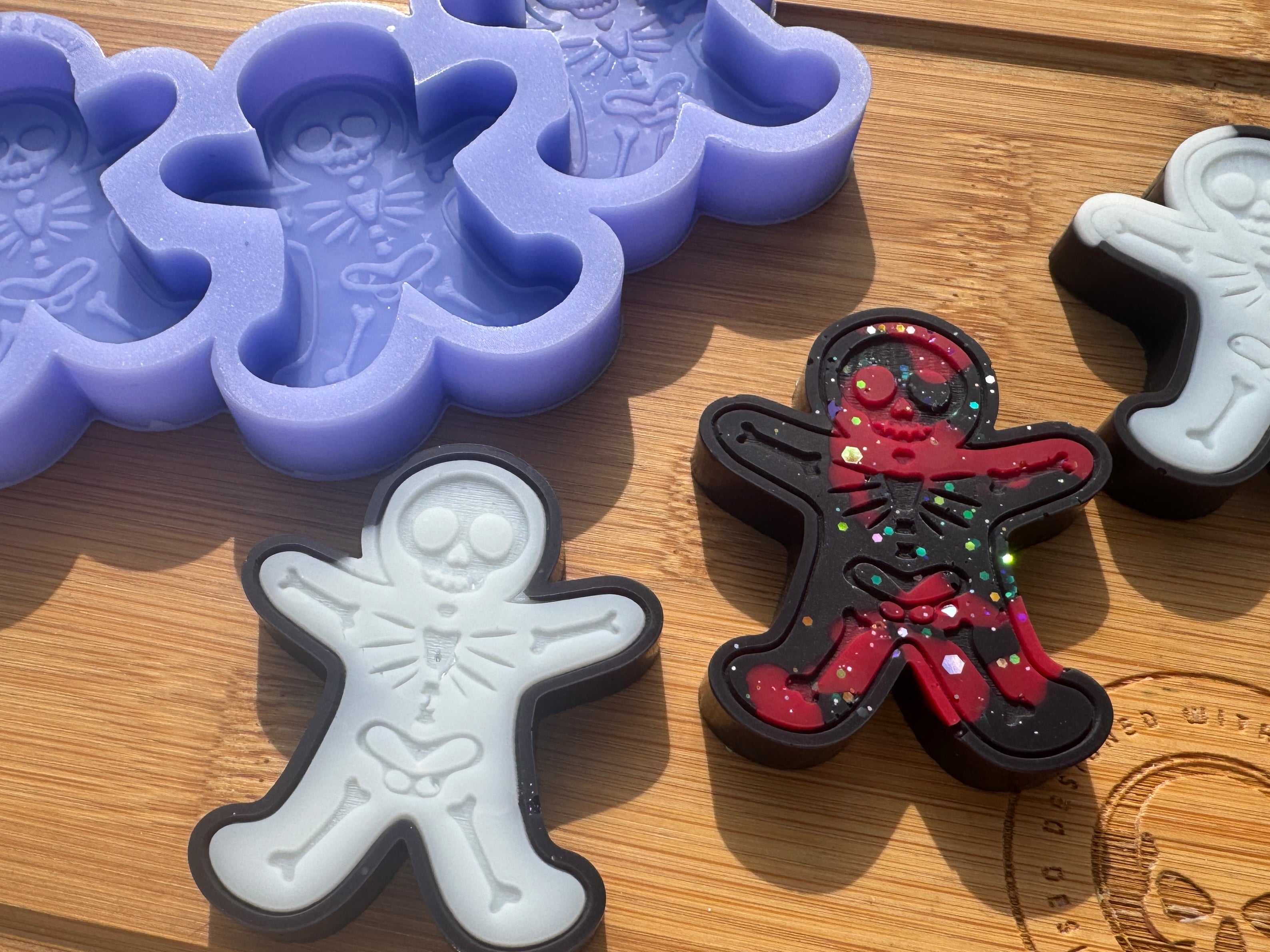 Skeleton Gingerbread Man Silicone Mold