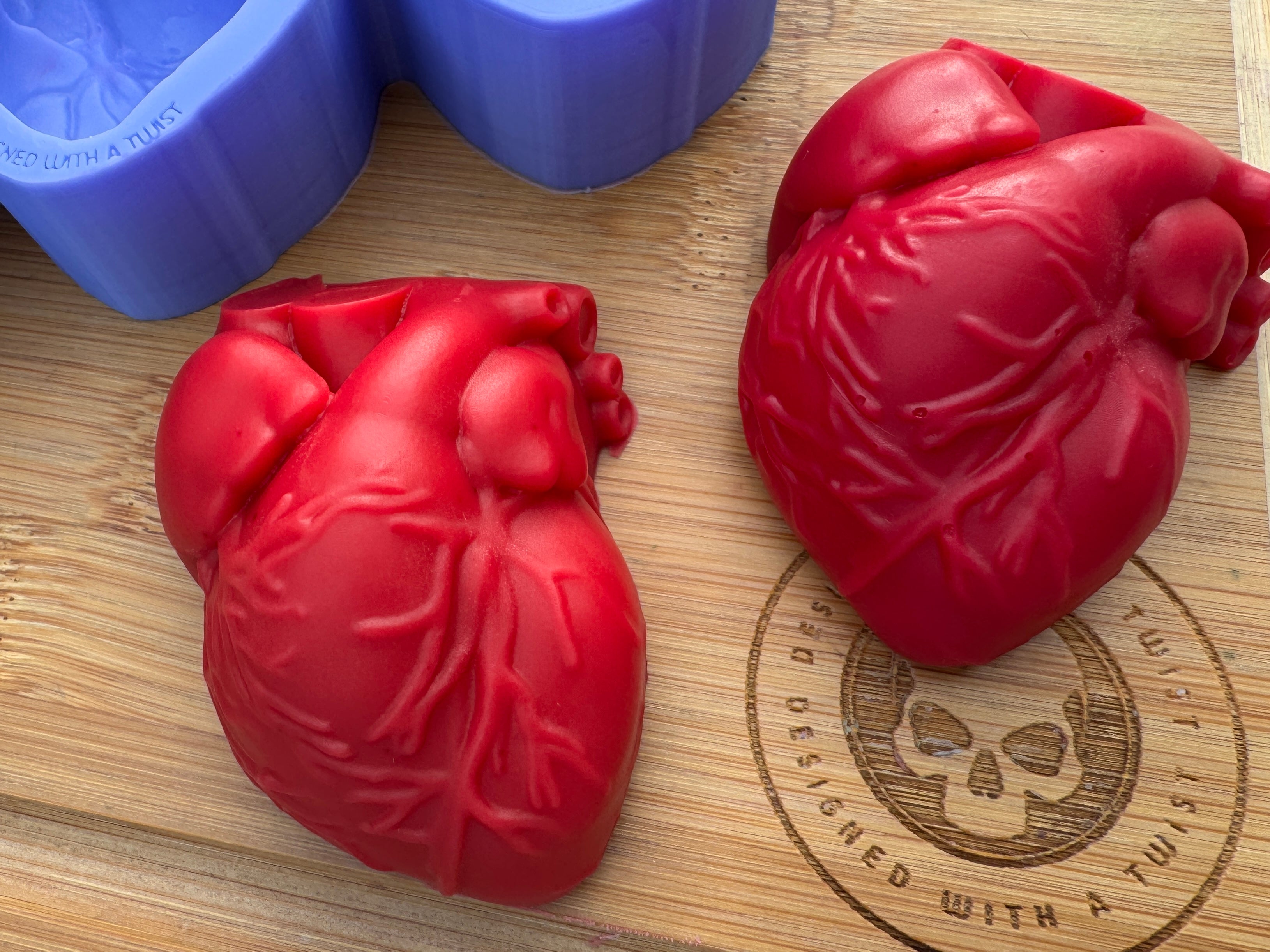 Anatomical Hearts Silicone Mold