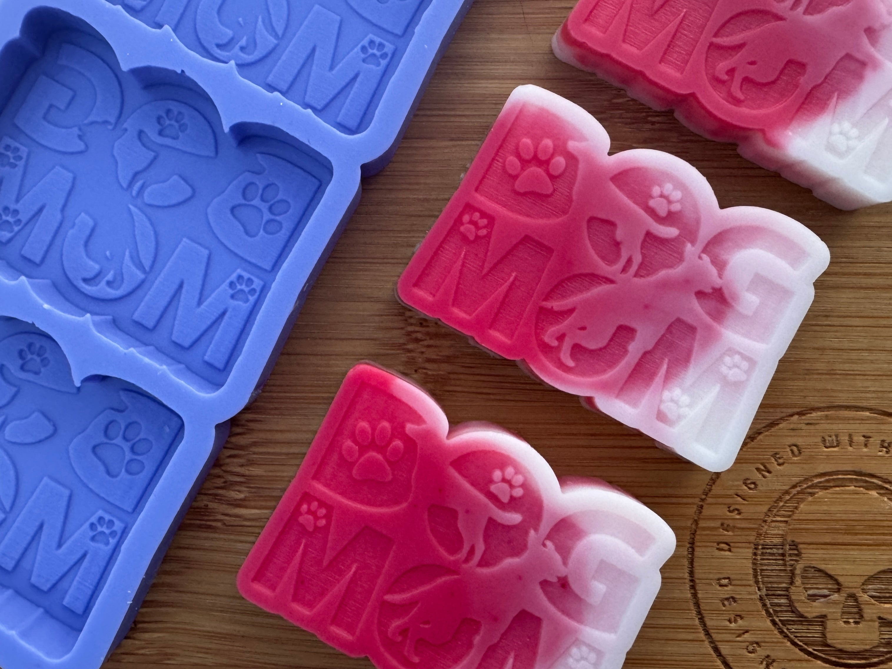 Dog Mom Silicone Mold Trio