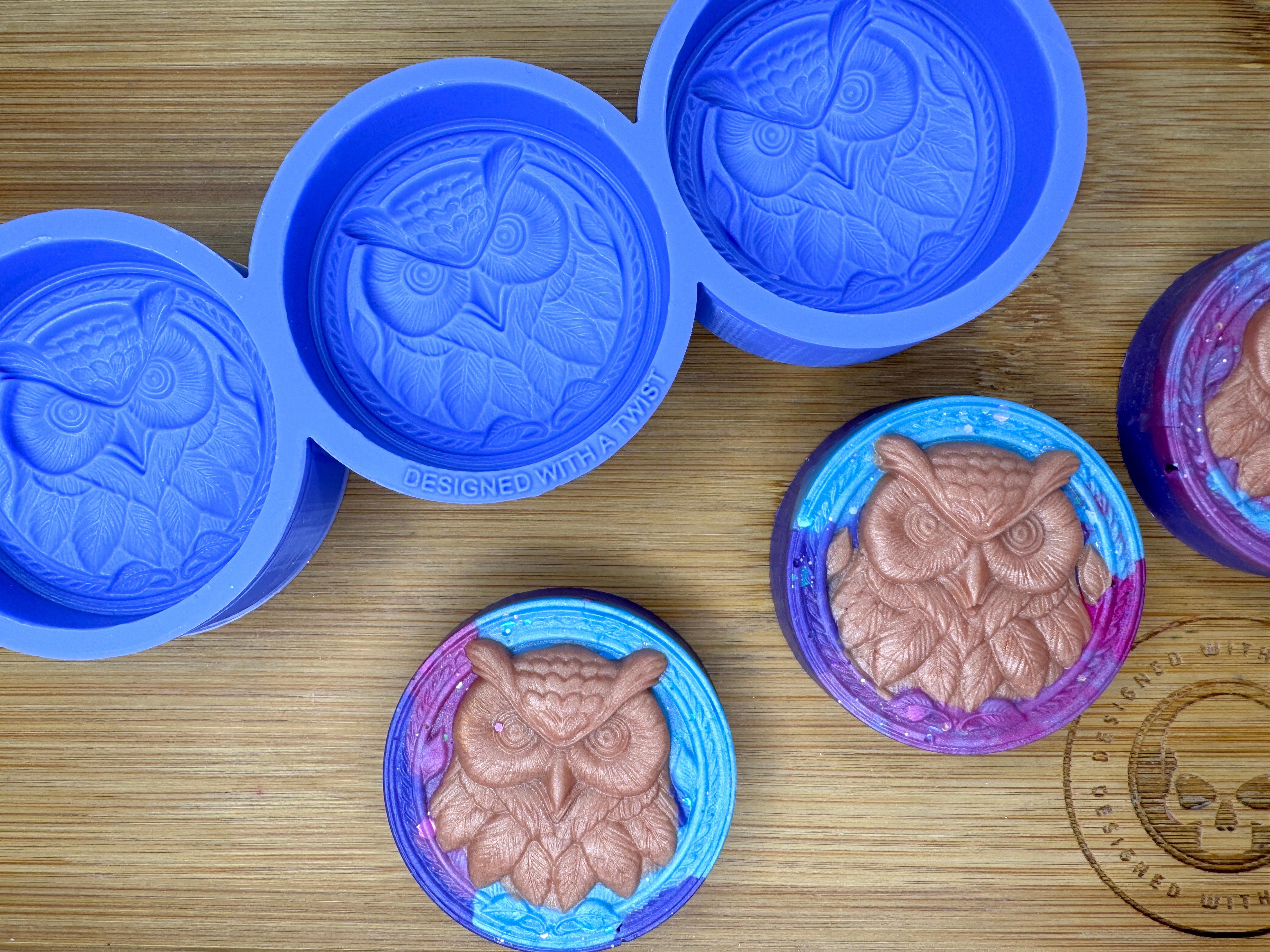 Wise Owl Silicone Mold Trio