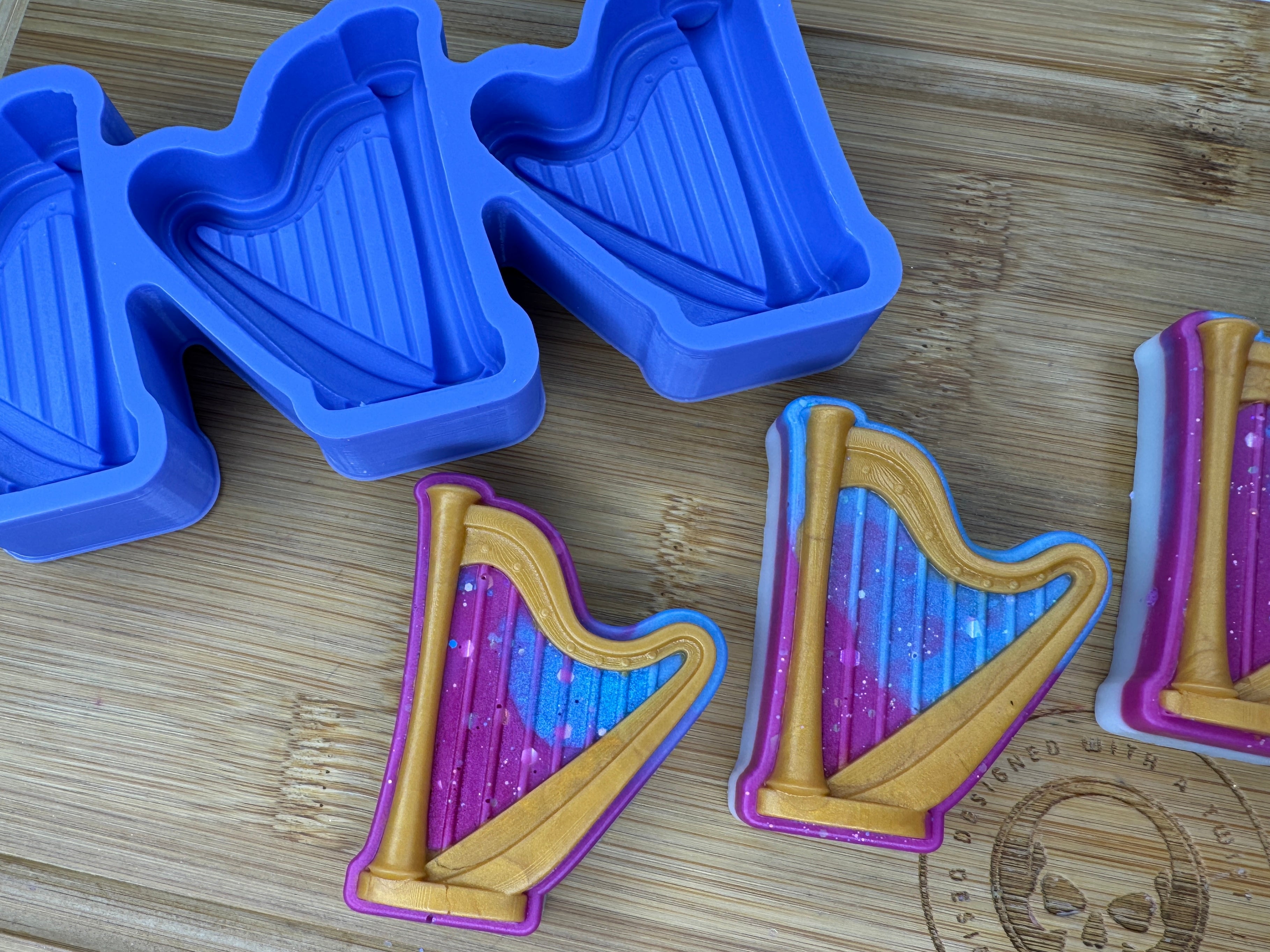 Magic Harp Silicone Mold Trio