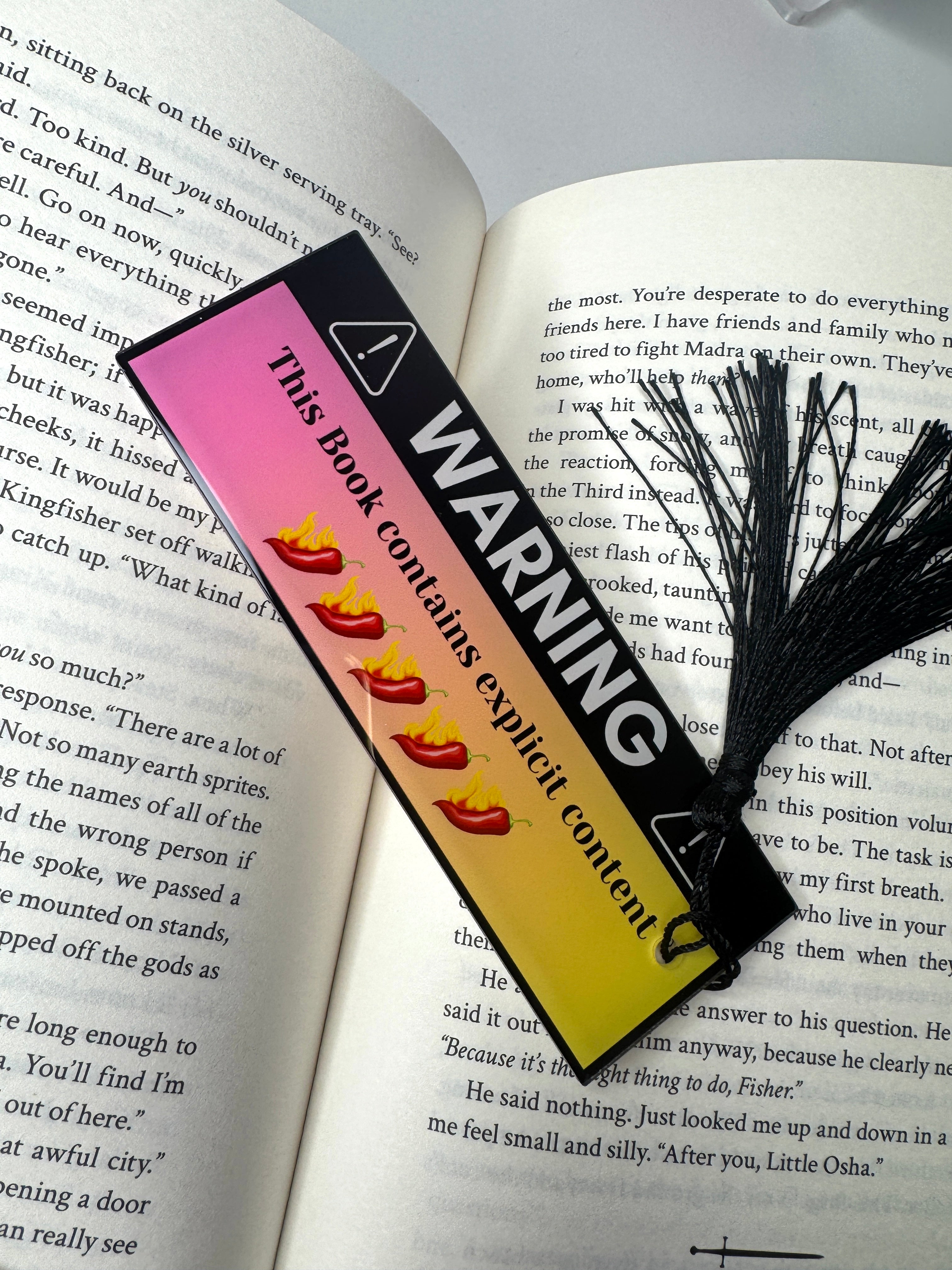 This Book Contains Explicit Content Bookmark