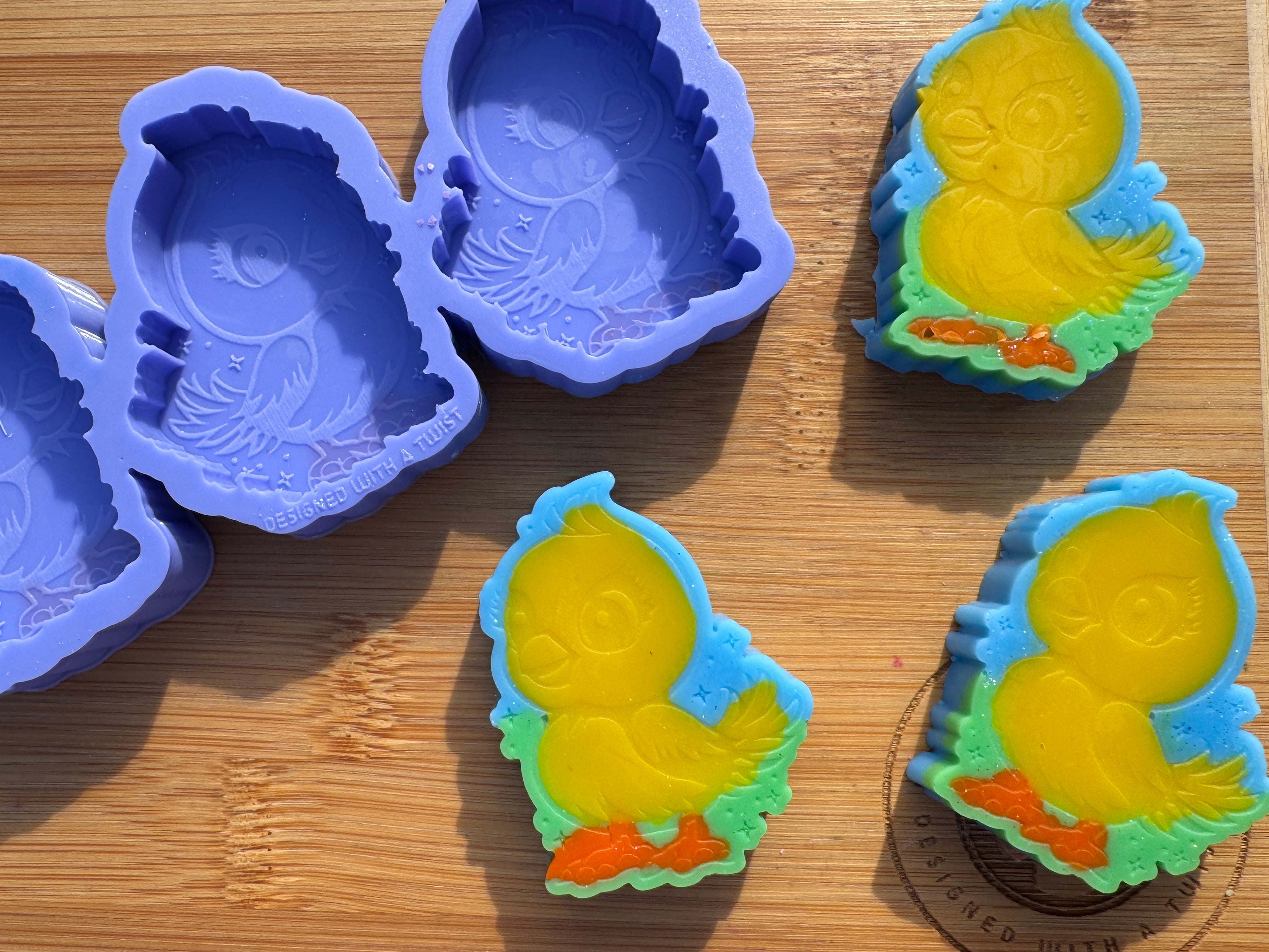 Pretty Chick Silicone Mold Trio