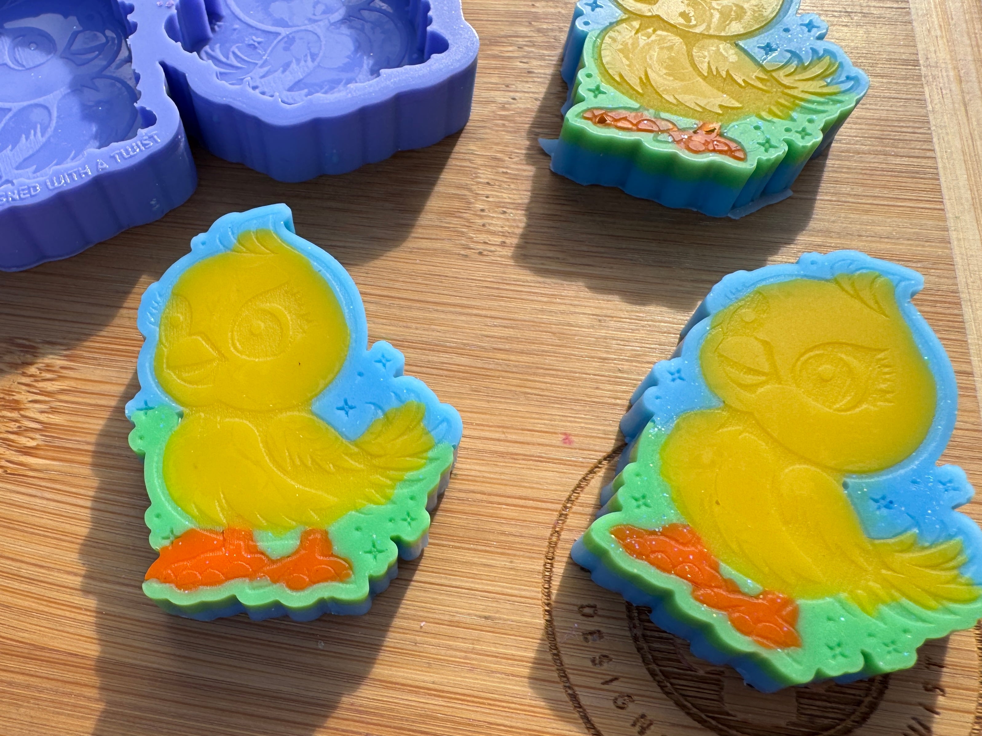 Pretty Chick Silicone Mold Trio