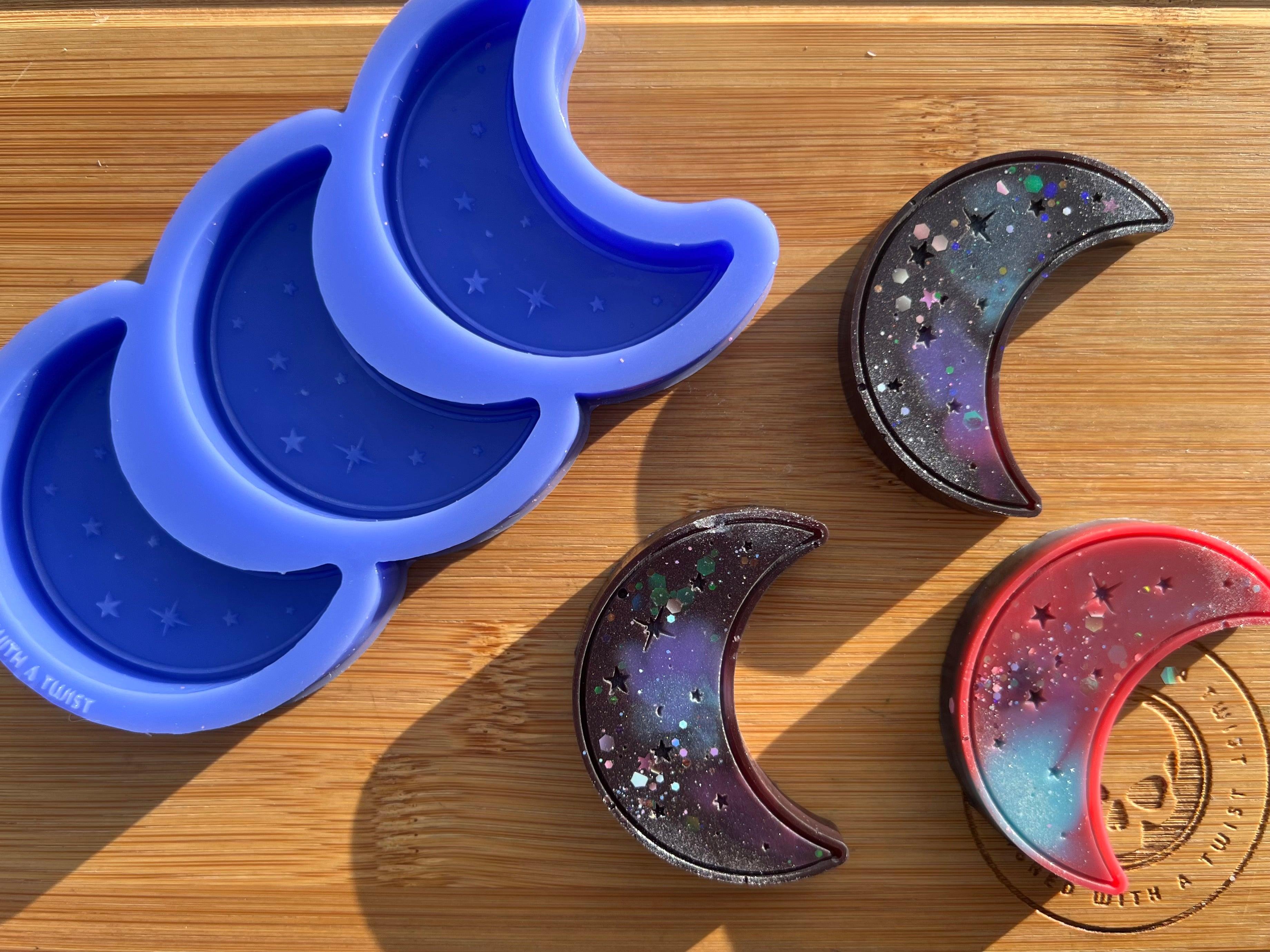 Celestial Moon Silicone Mold - Designed with a Twist - Top quality silicone molds made in the UK.