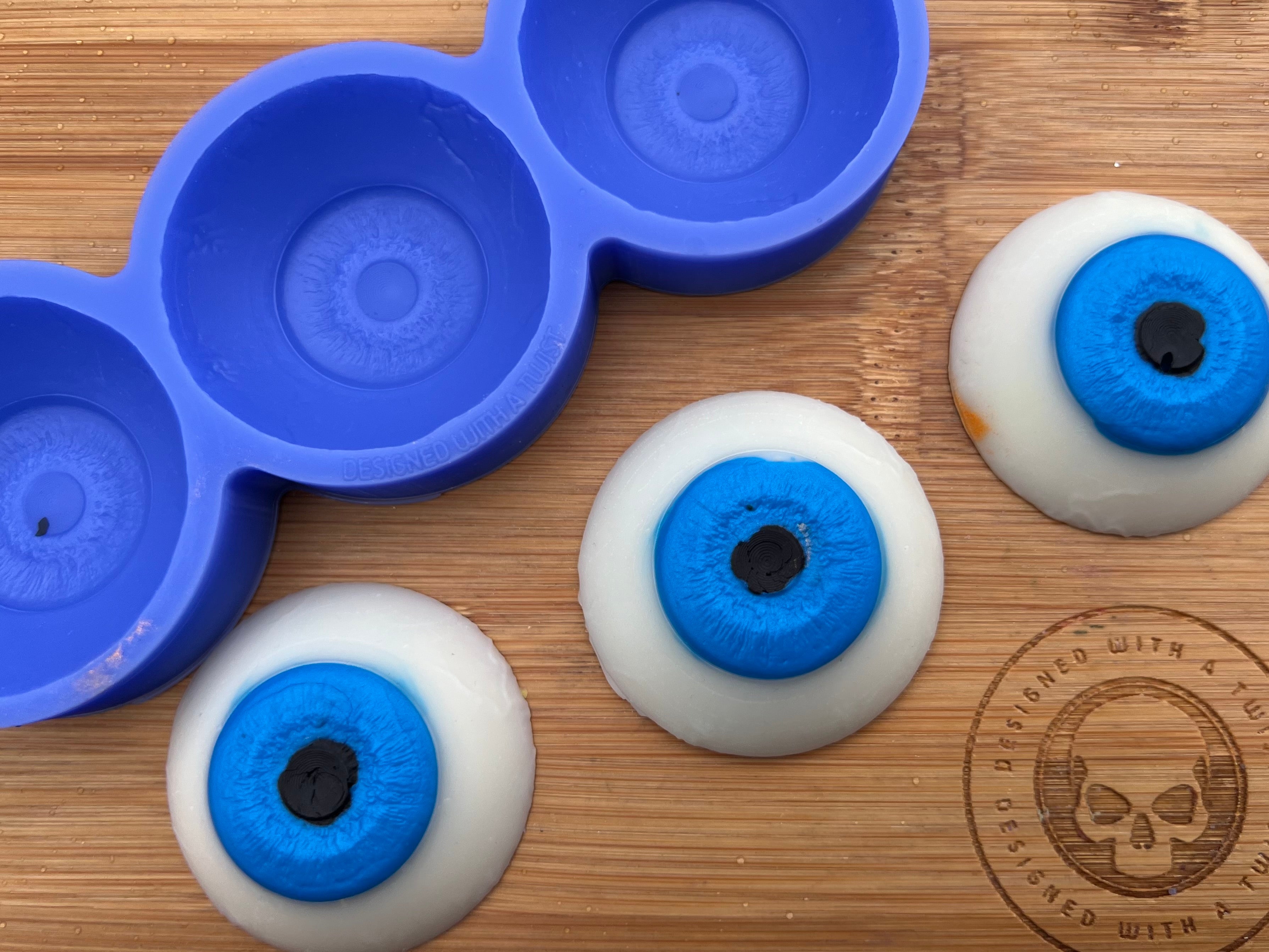 Eyeball Trio Silicone Mold