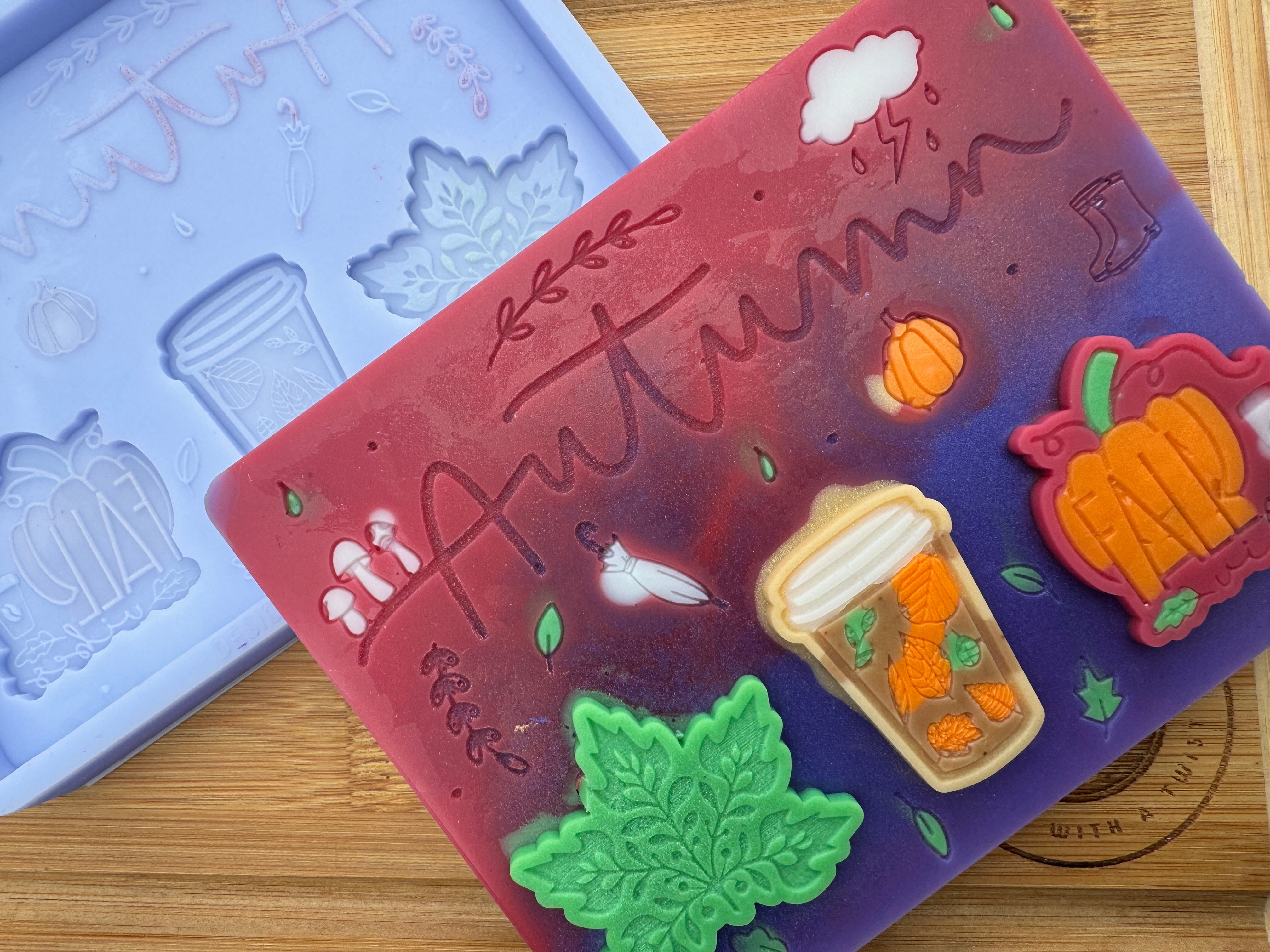 Autumn Mini Slab Silicone Mold