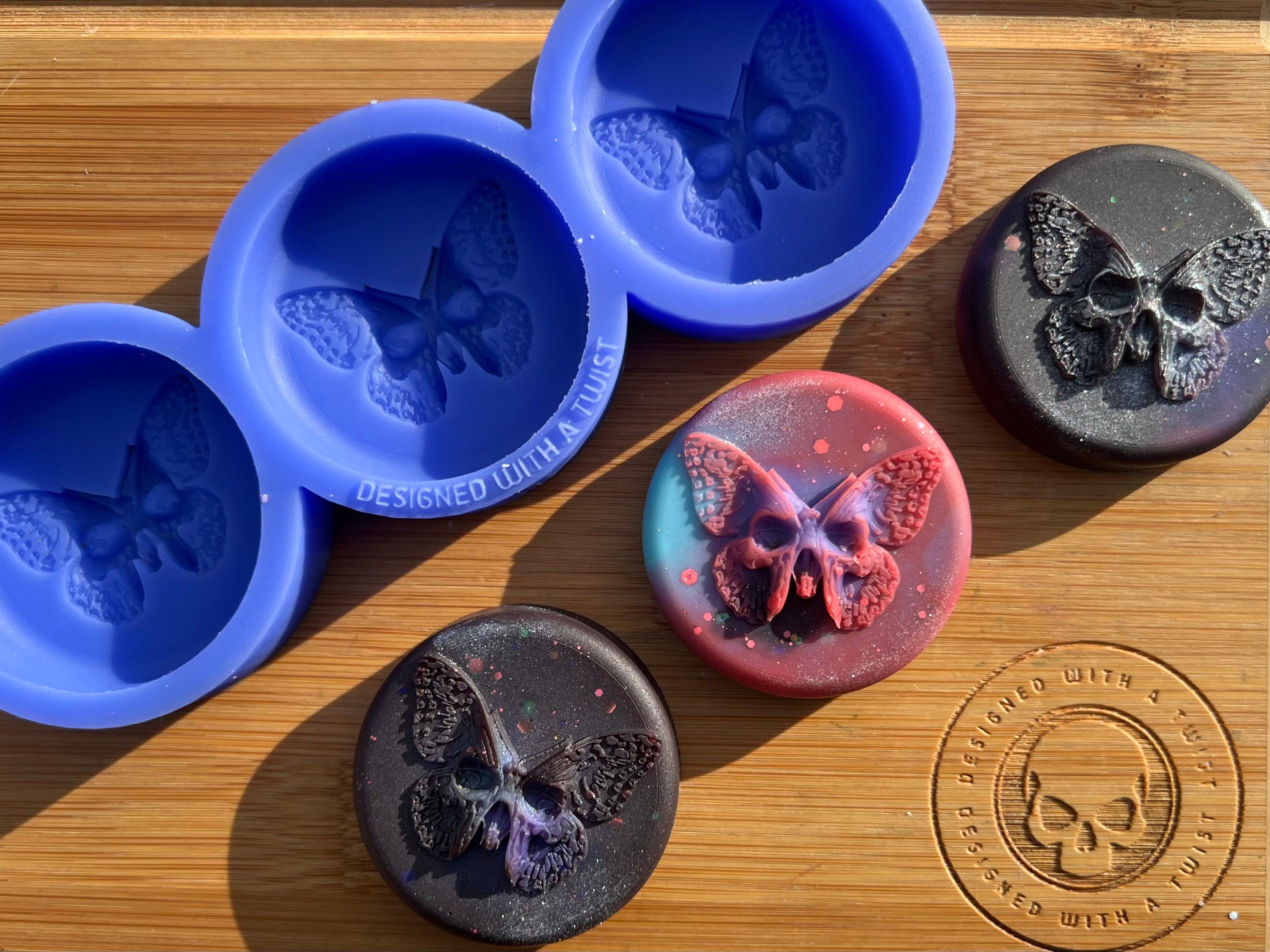 Gothic Butterfly Silicone Mold - Designed with a Twist - Top quality silicone molds made in the UK.