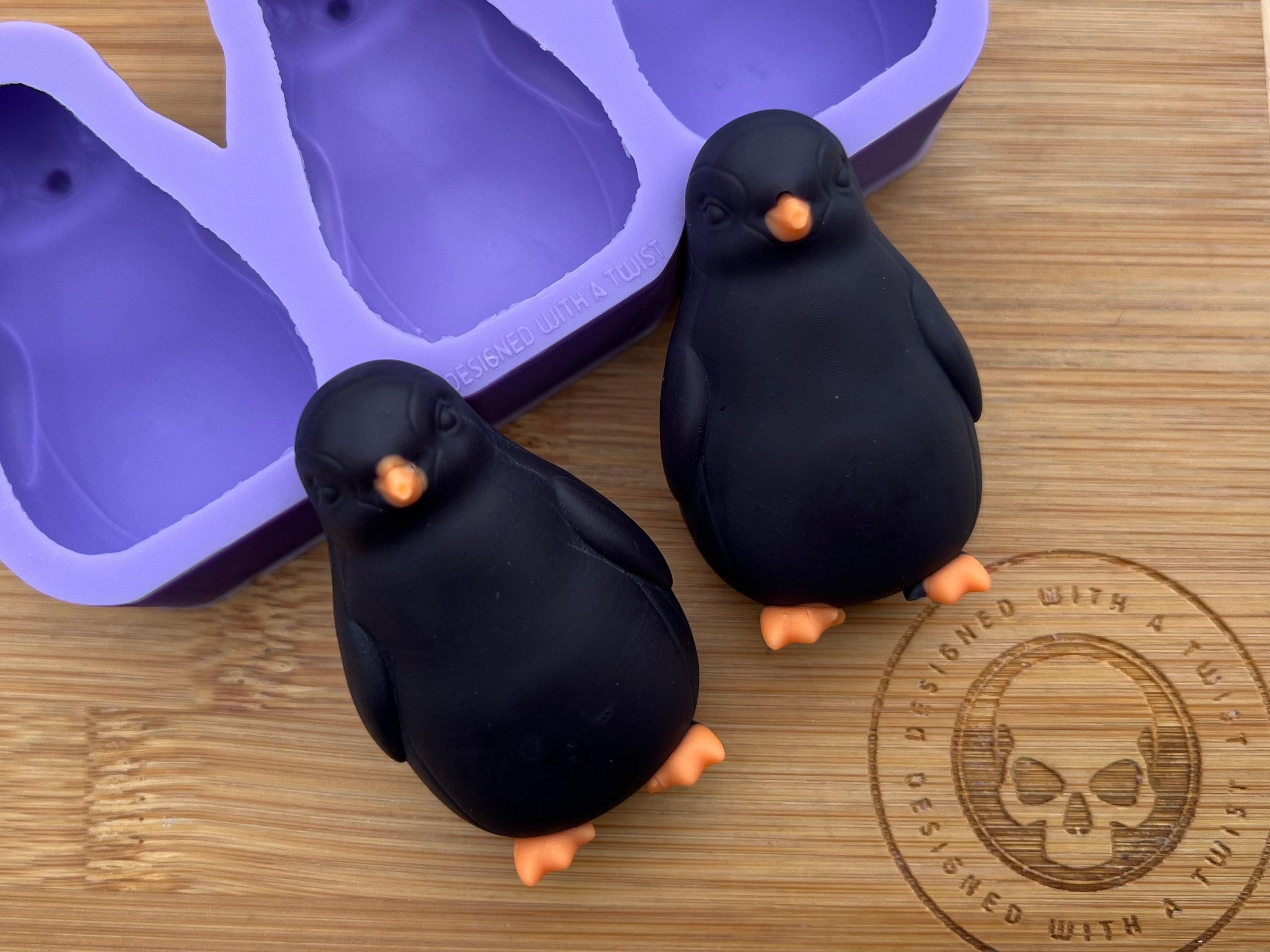 Penguin Wax Melt Silicone Mold - Designed with a Twist - Top quality silicone molds made in the UK.