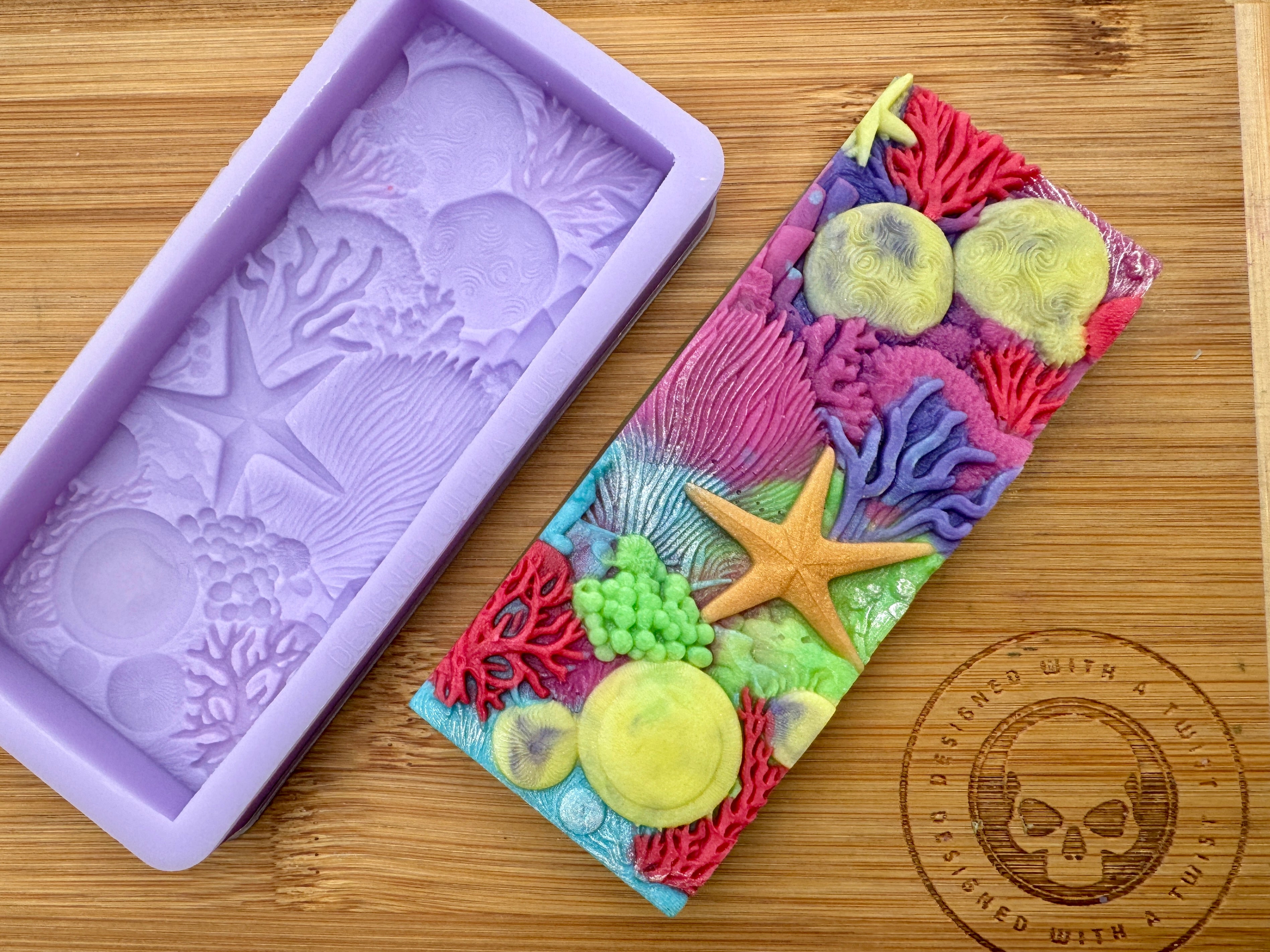 3D Coral Reef Snapbar Silicone Mold