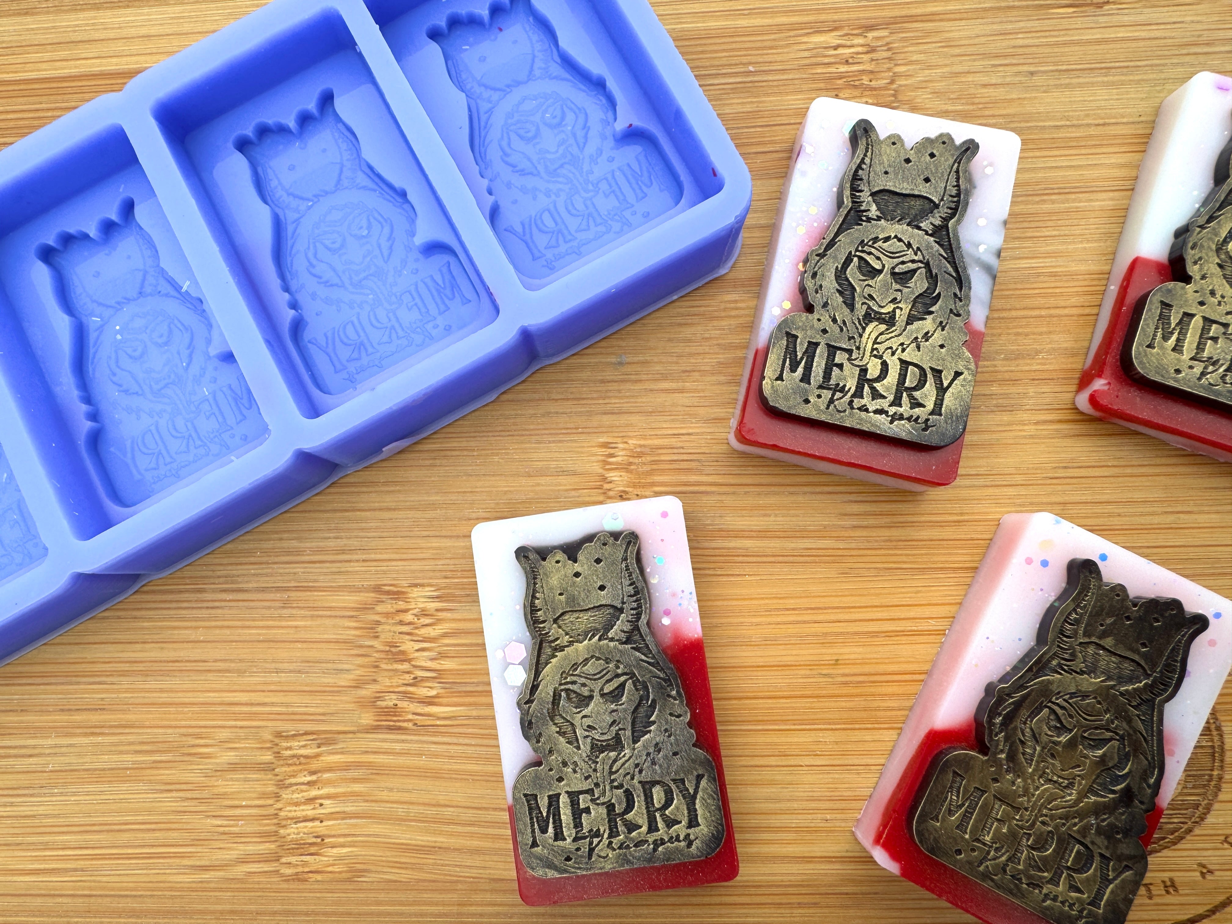 Merry Krampus Silicone Mold - HoBa Edition