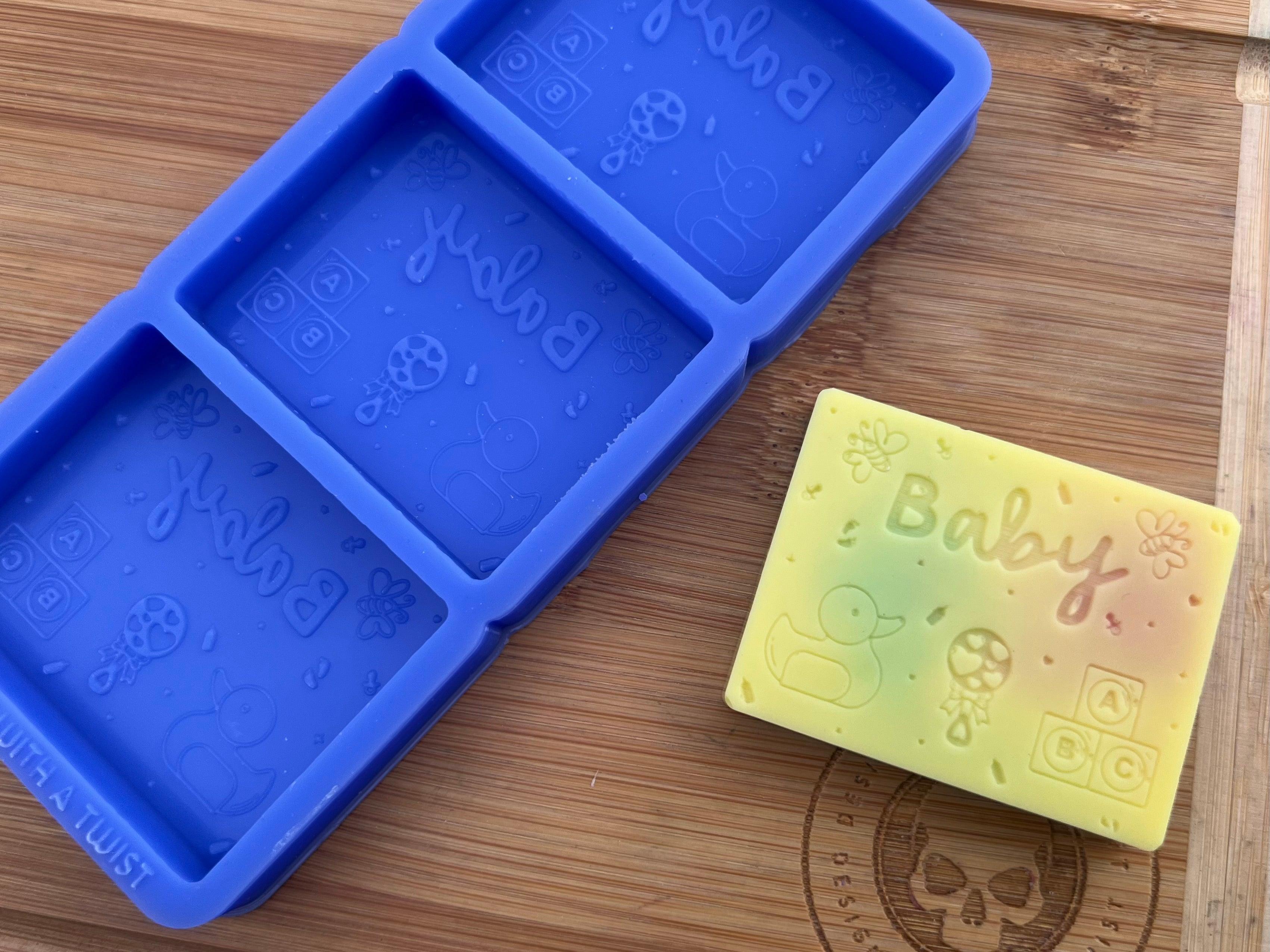 Micro Baby Slab Silicone Mold - Designed with a Twist - Top quality silicone molds made in the UK.