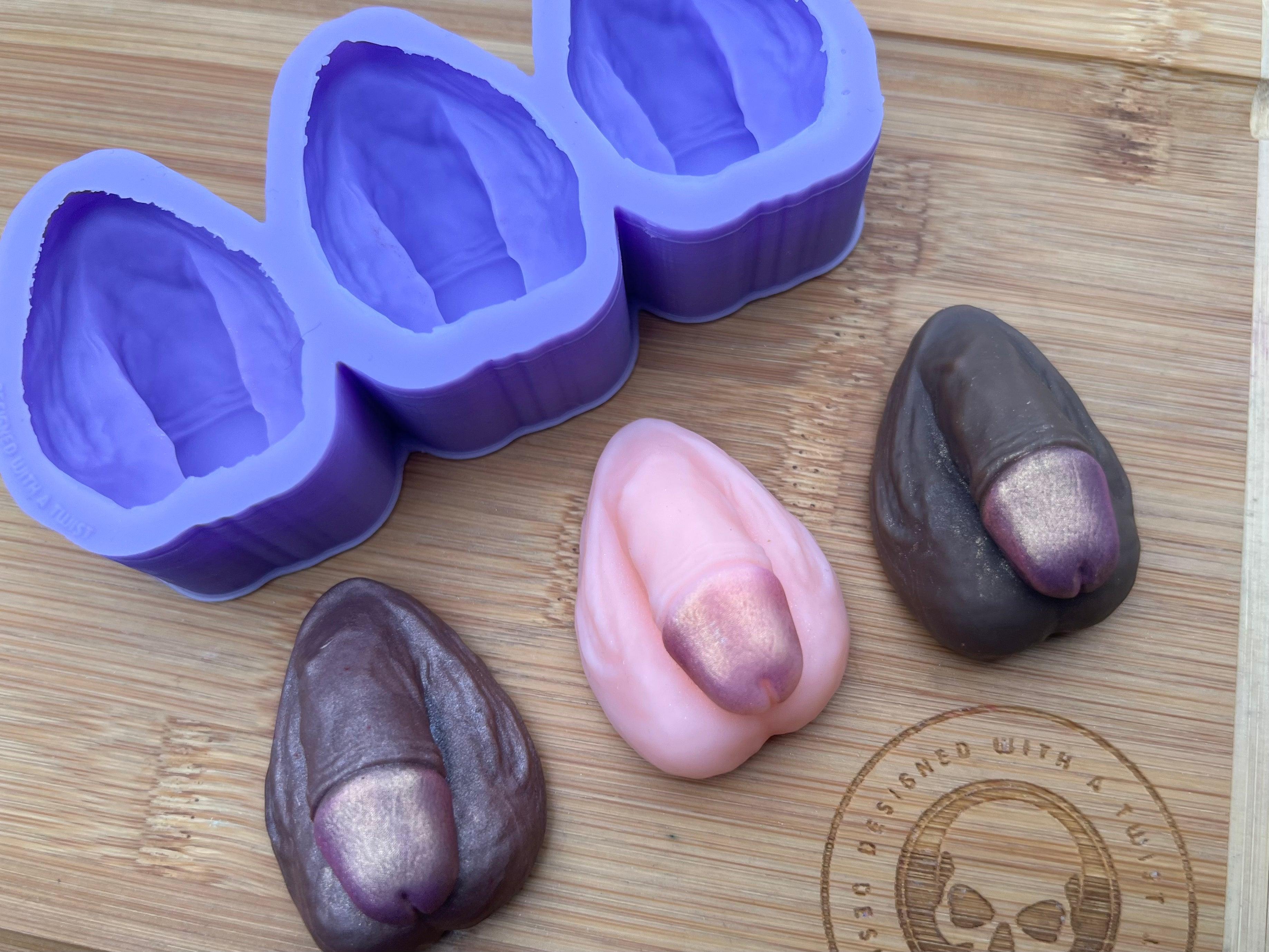 Dangly Sausage Wax Melt Silicone Mold - Designed with a Twist - Top quality silicone molds made in the UK.