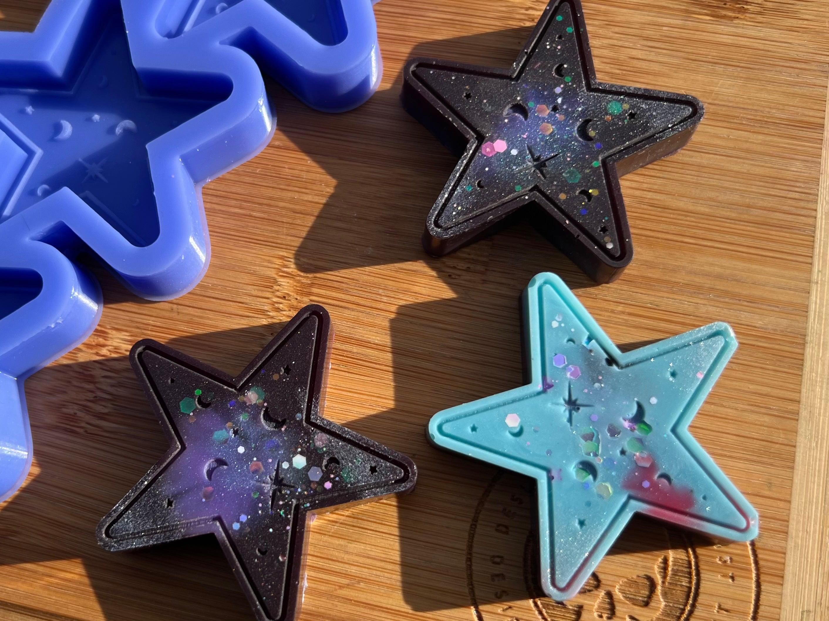 Celestial Star Silicone Mold - Designed with a Twist - Top quality silicone molds made in the UK.
