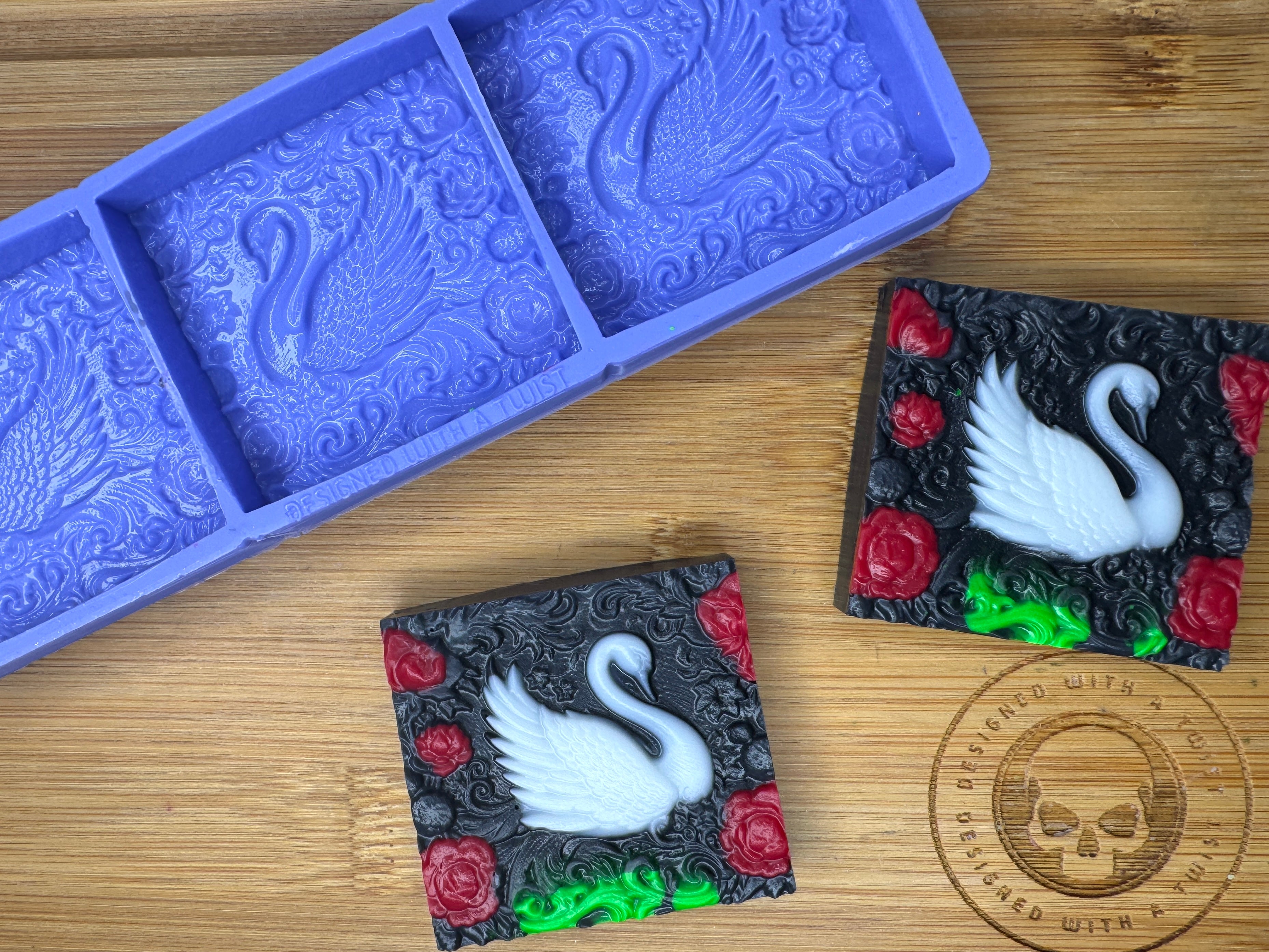 Swan Silicone Mold Trio