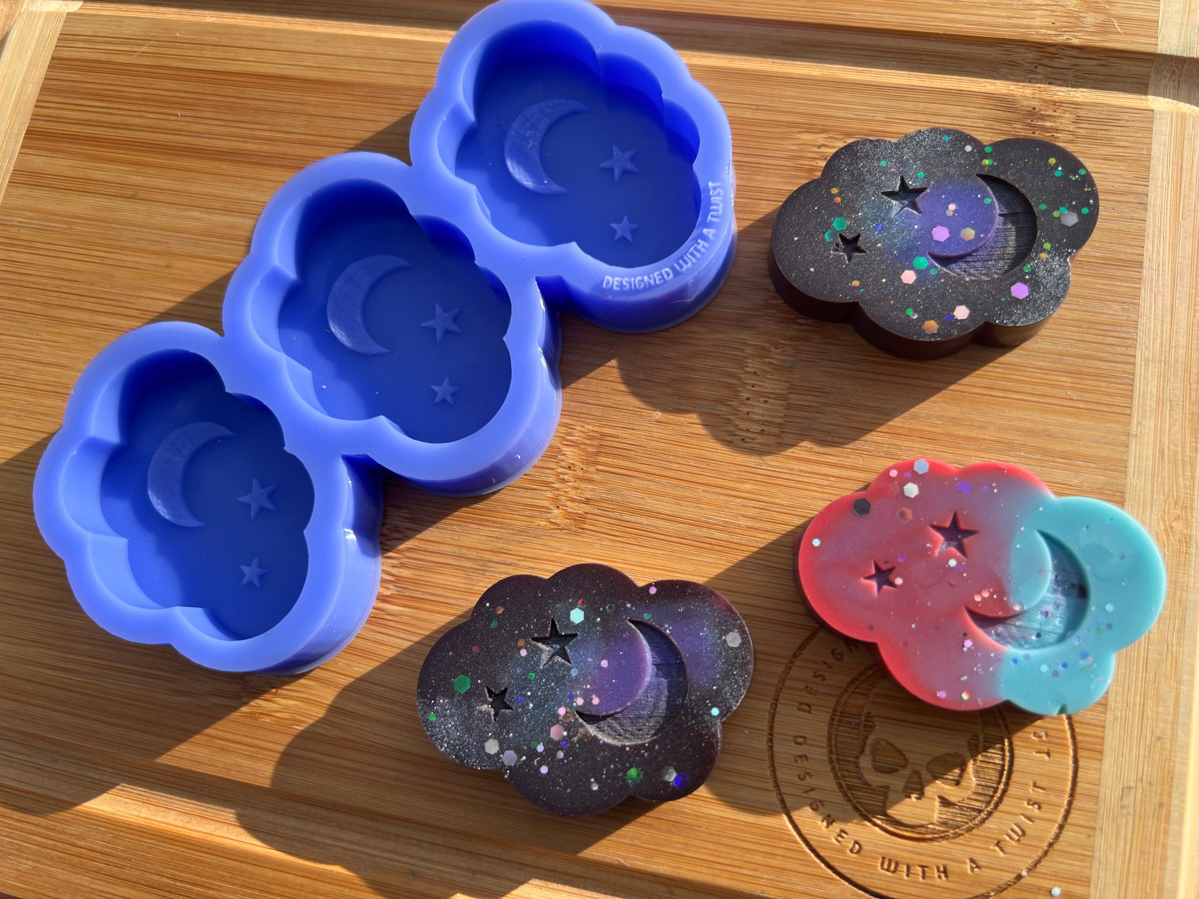 Celestial Clouds Silicone Mold - Designed with a Twist - Top quality silicone molds made in the UK.