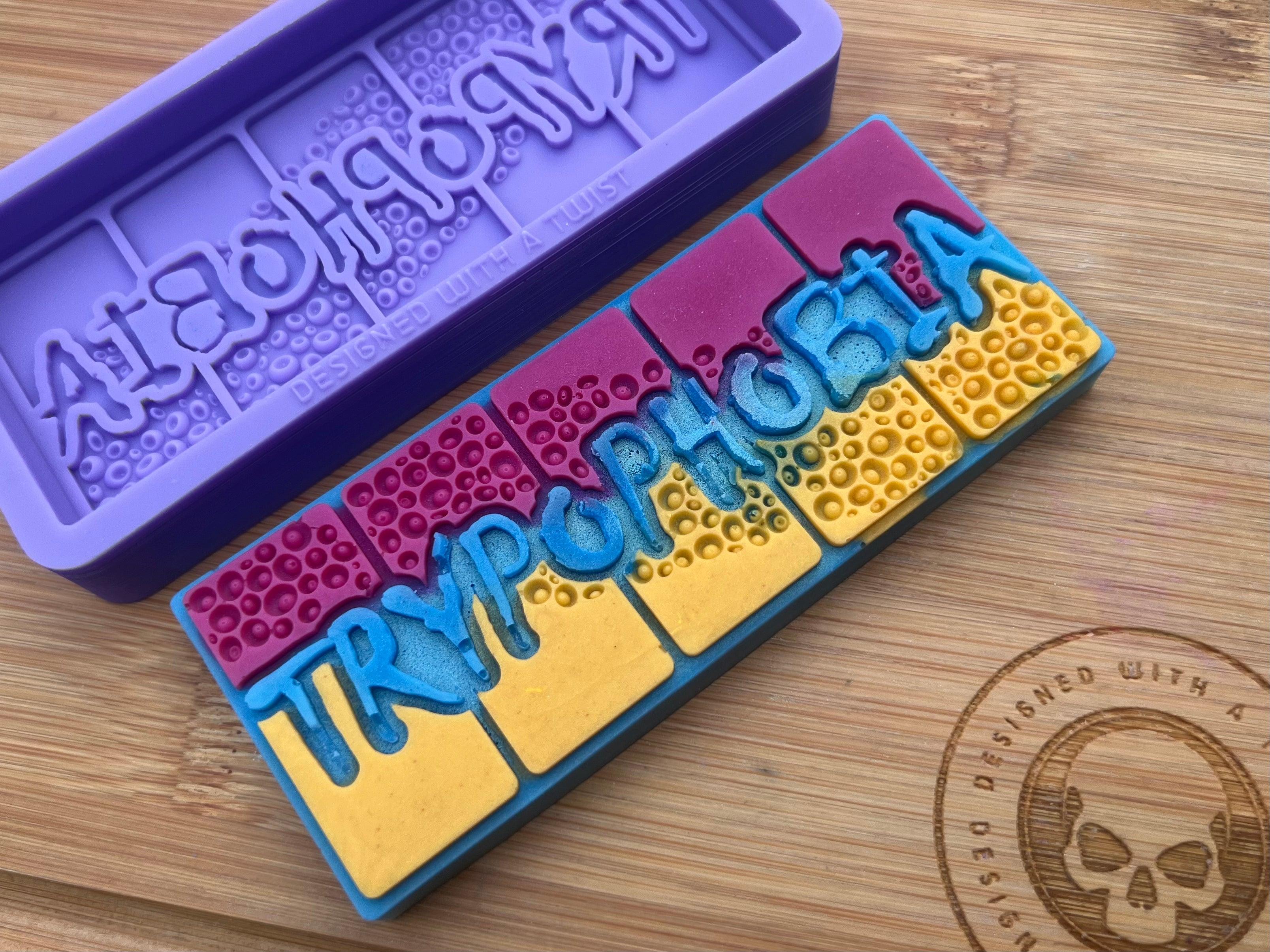 Trypophobia Snapbar Silicone Mold - Designed with a Twist - Top quality silicone molds made in the UK.