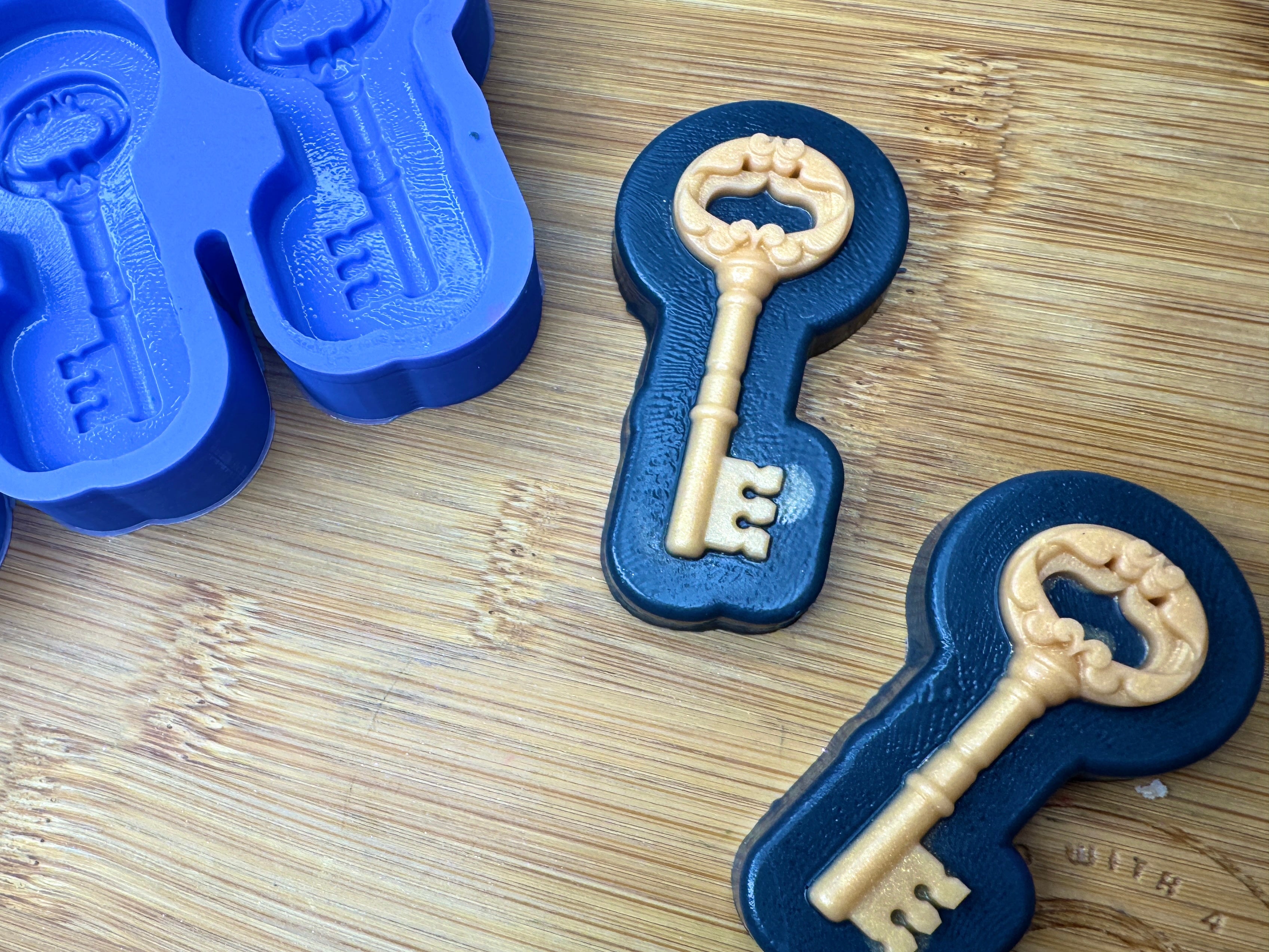 Enchanted Key Silicone Mold Trio