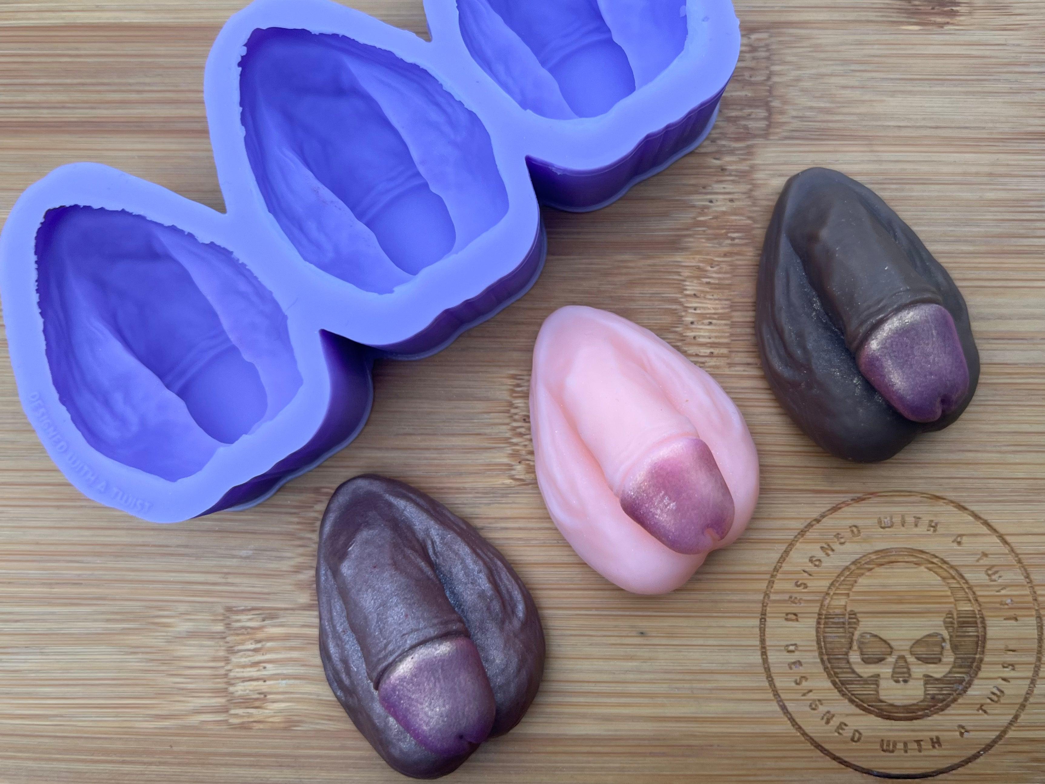 Dangly Sausage Wax Melt Silicone Mold - Designed with a Twist - Top quality silicone molds made in the UK.