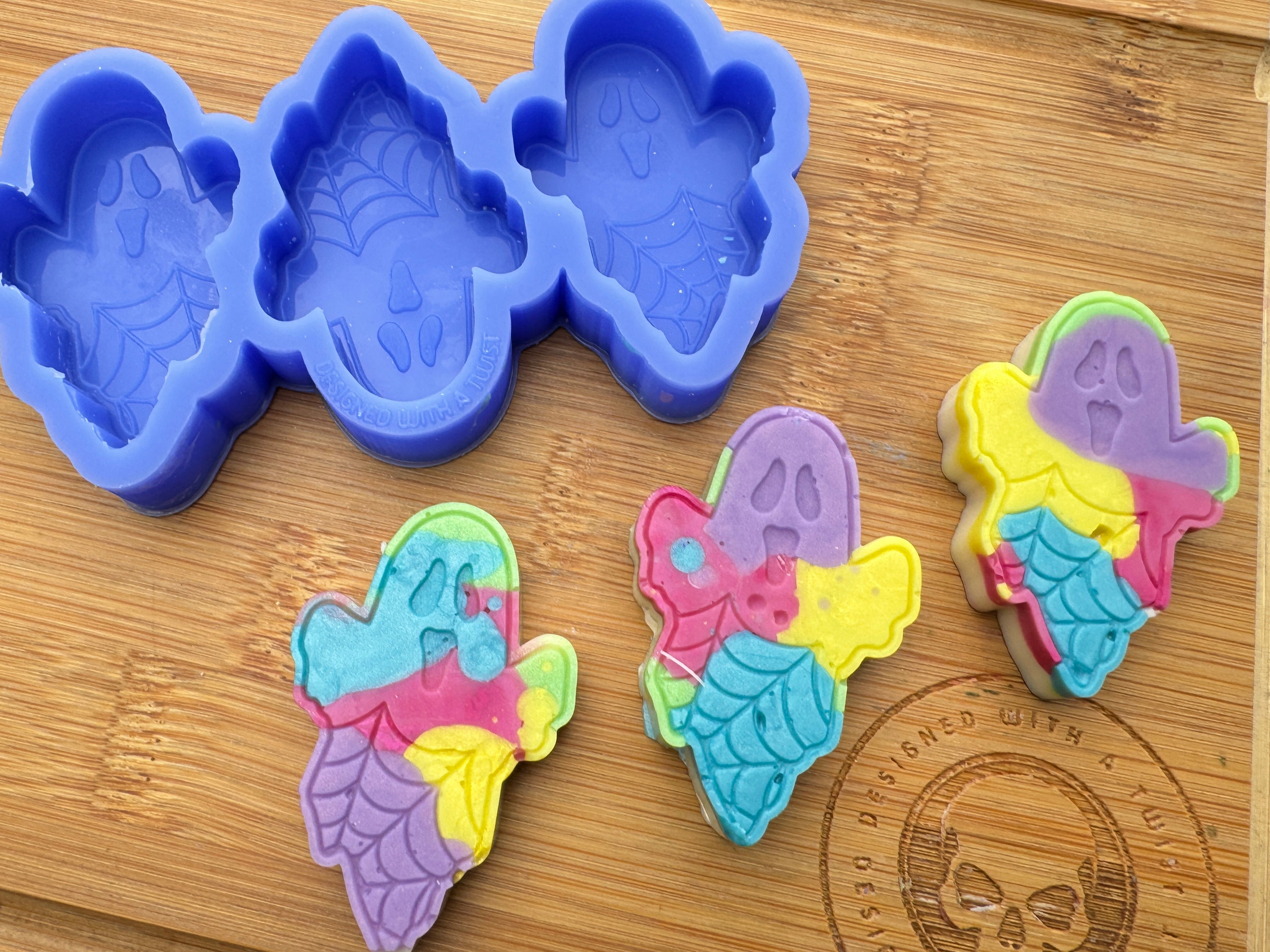 Ghostie Silicone Mold Trio