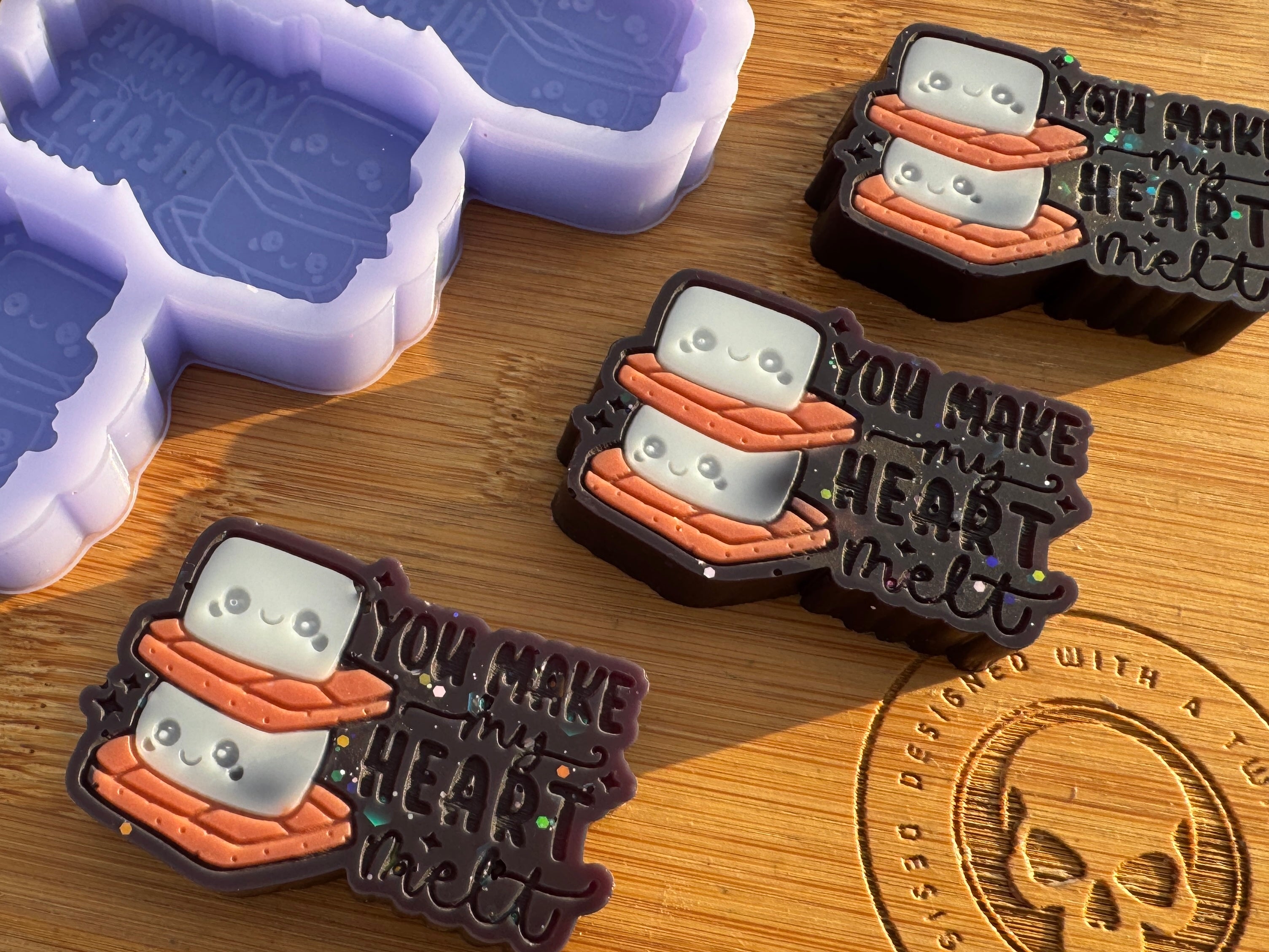 You Make My Heart Melt S'Mores Silicone Mold