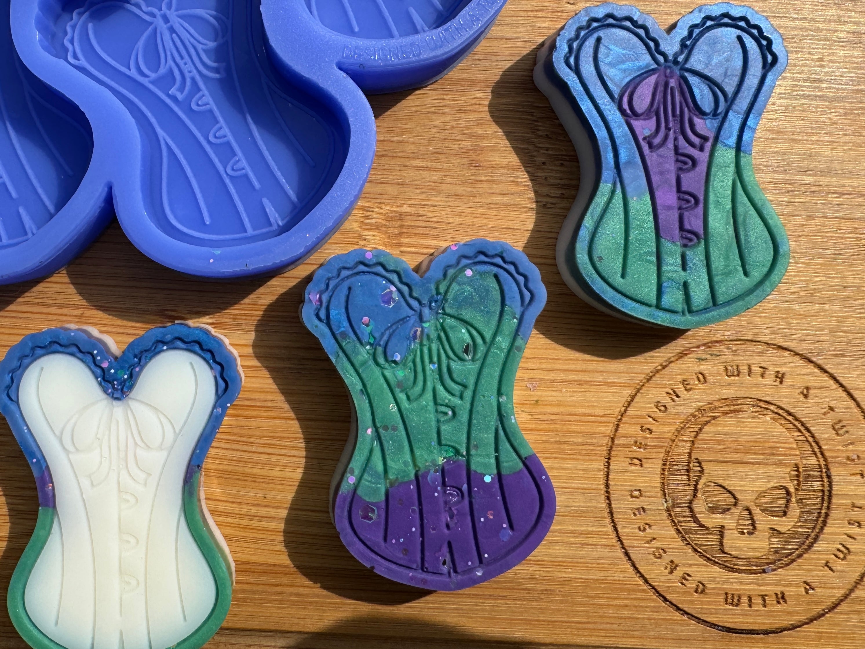 Corset Silicone Mold Trio