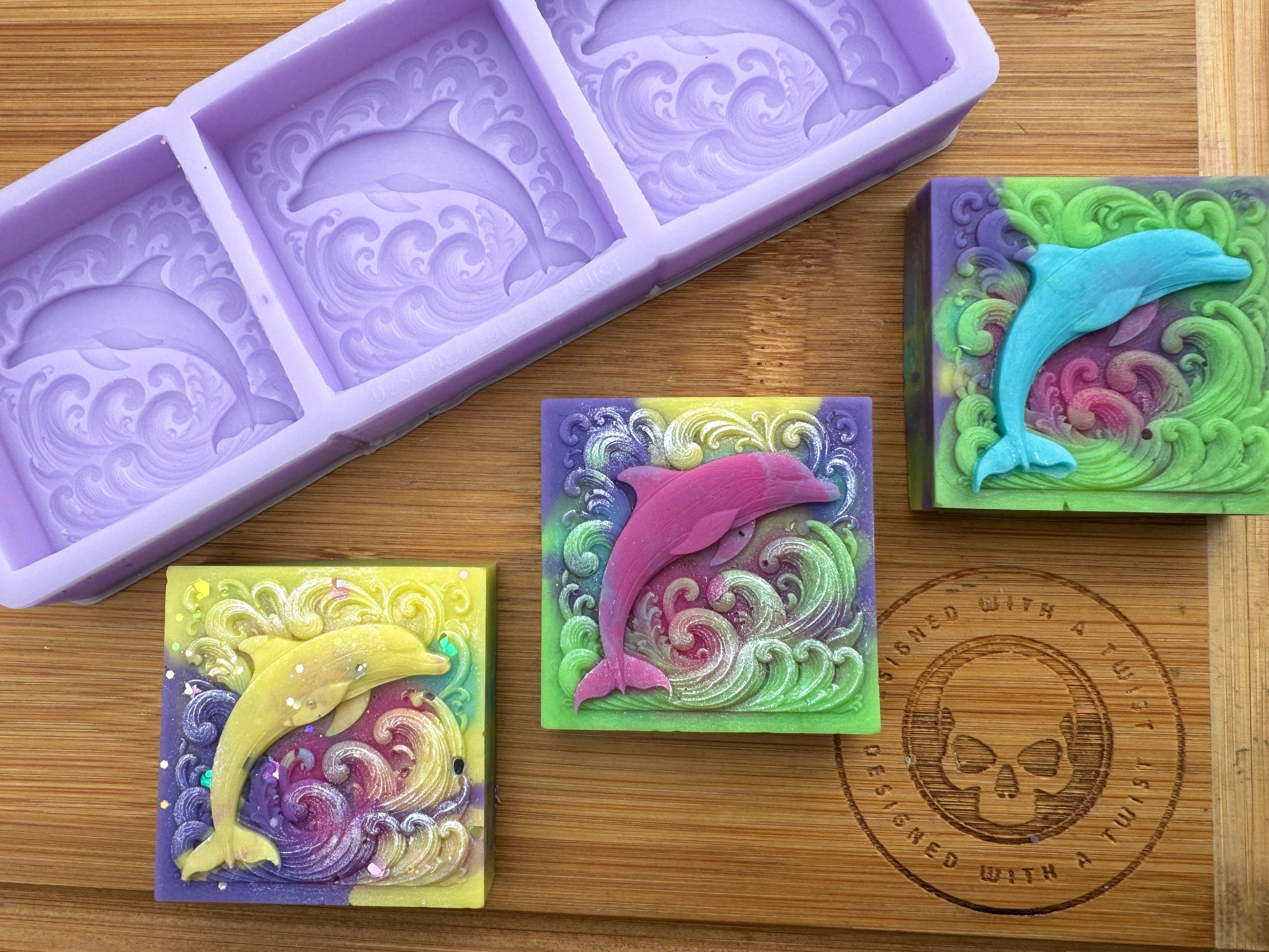 3D Dolphin Silicone Mold