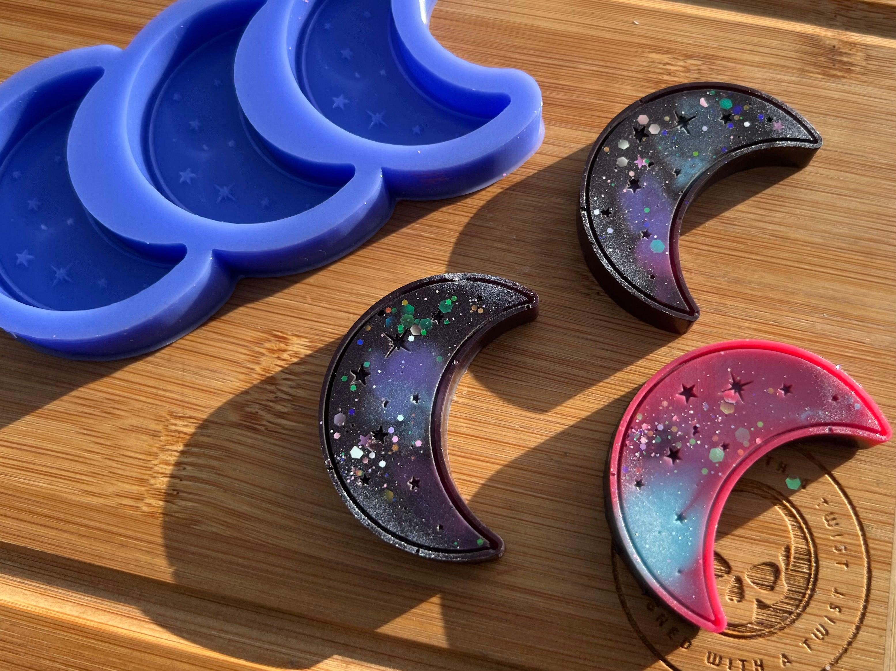 Celestial Moon Silicone Mold - Designed with a Twist - Top quality silicone molds made in the UK.