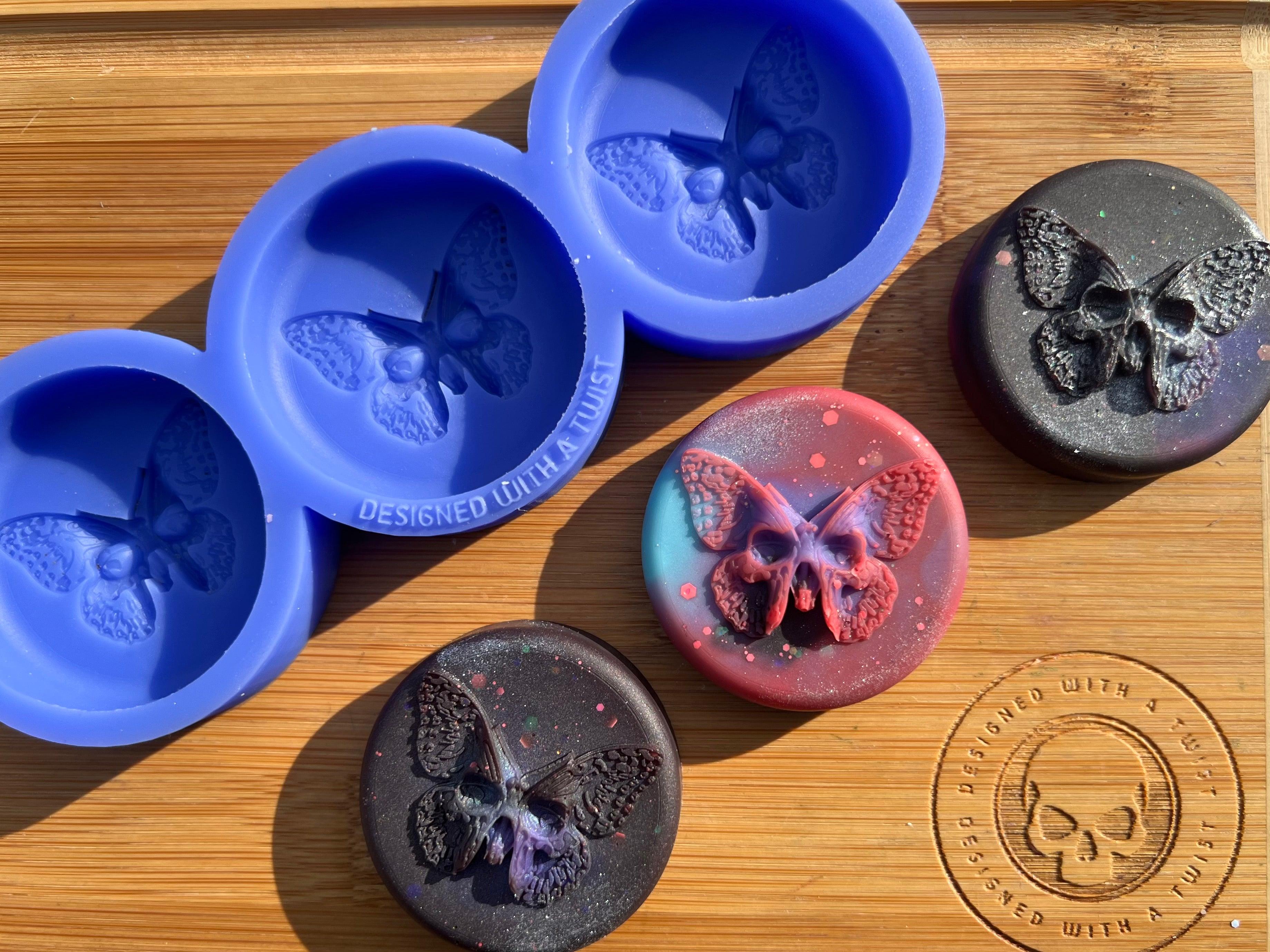 Gothic Butterfly Silicone Mold - Designed with a Twist - Top quality silicone molds made in the UK.
