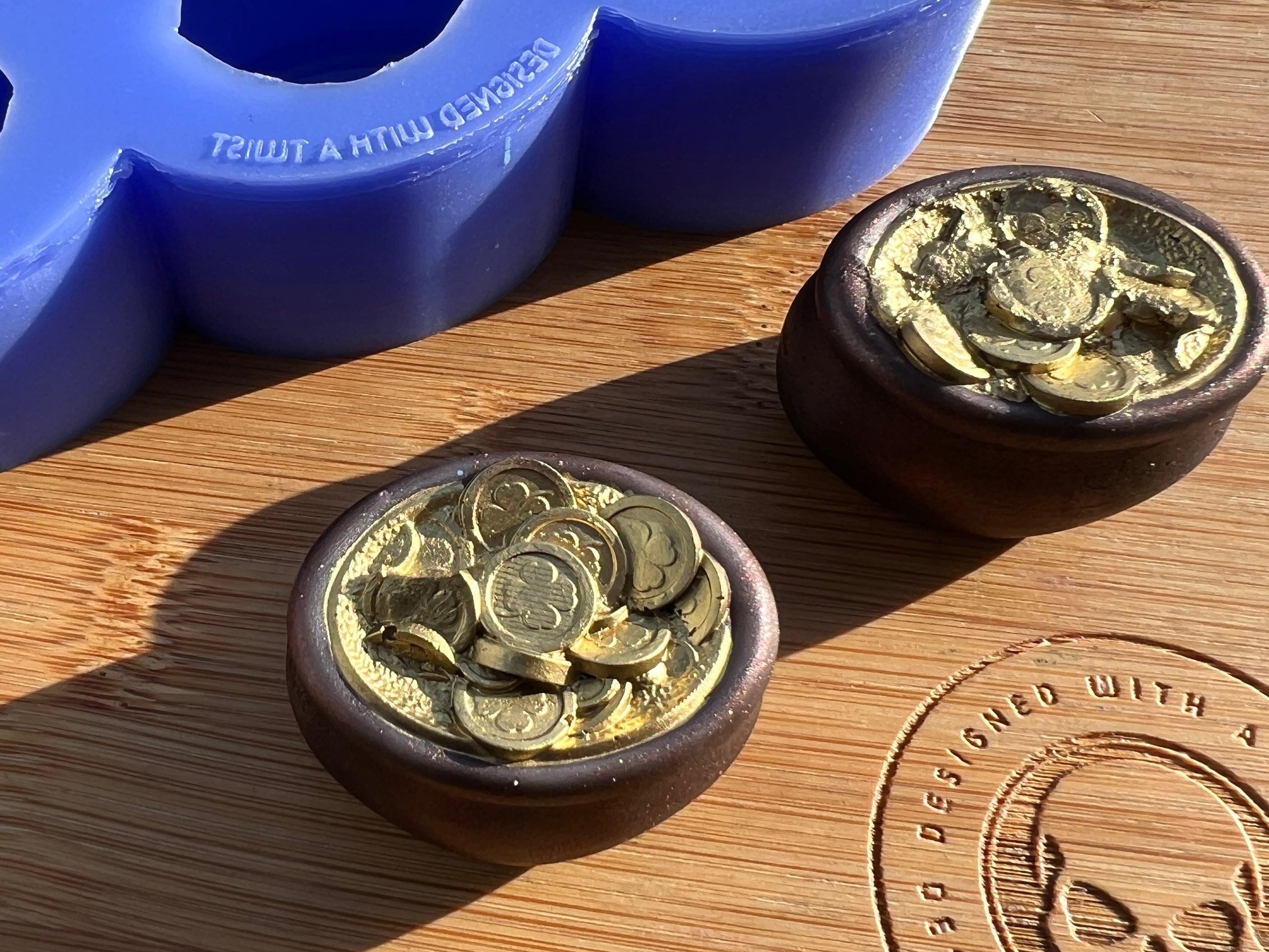 Pot of Gold Silicone Mold - Designed with a Twist - Top quality silicone molds made in the UK.