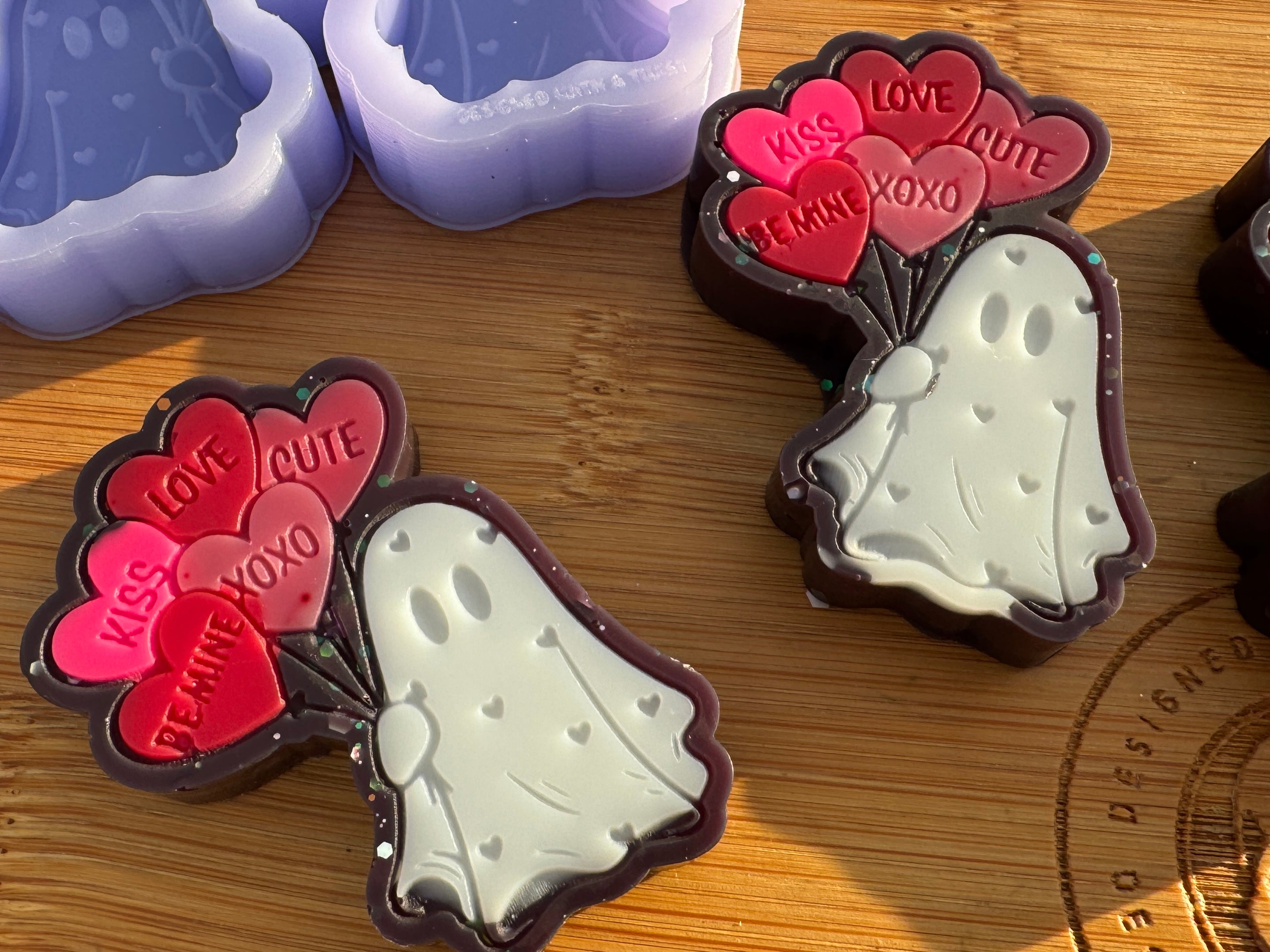 Heart Balloon Ghost Silicone Mold