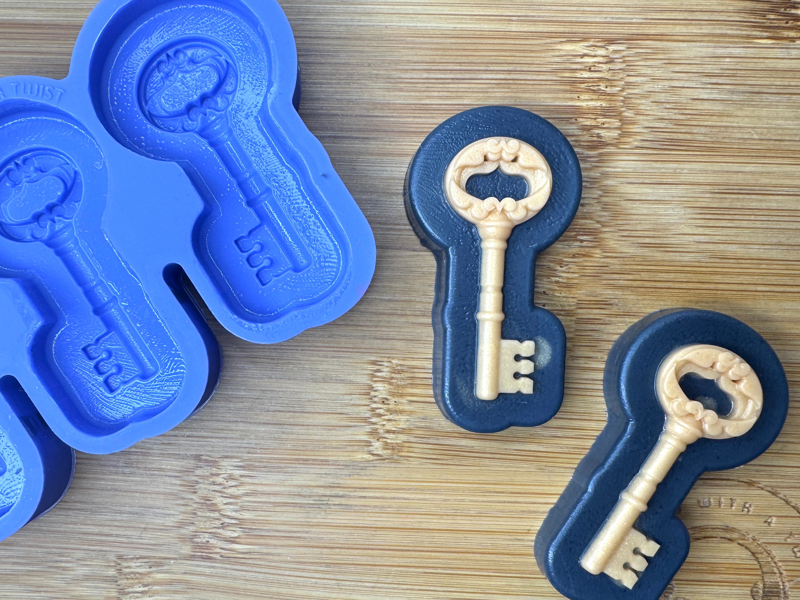 Enchanted Key Silicone Mold Trio