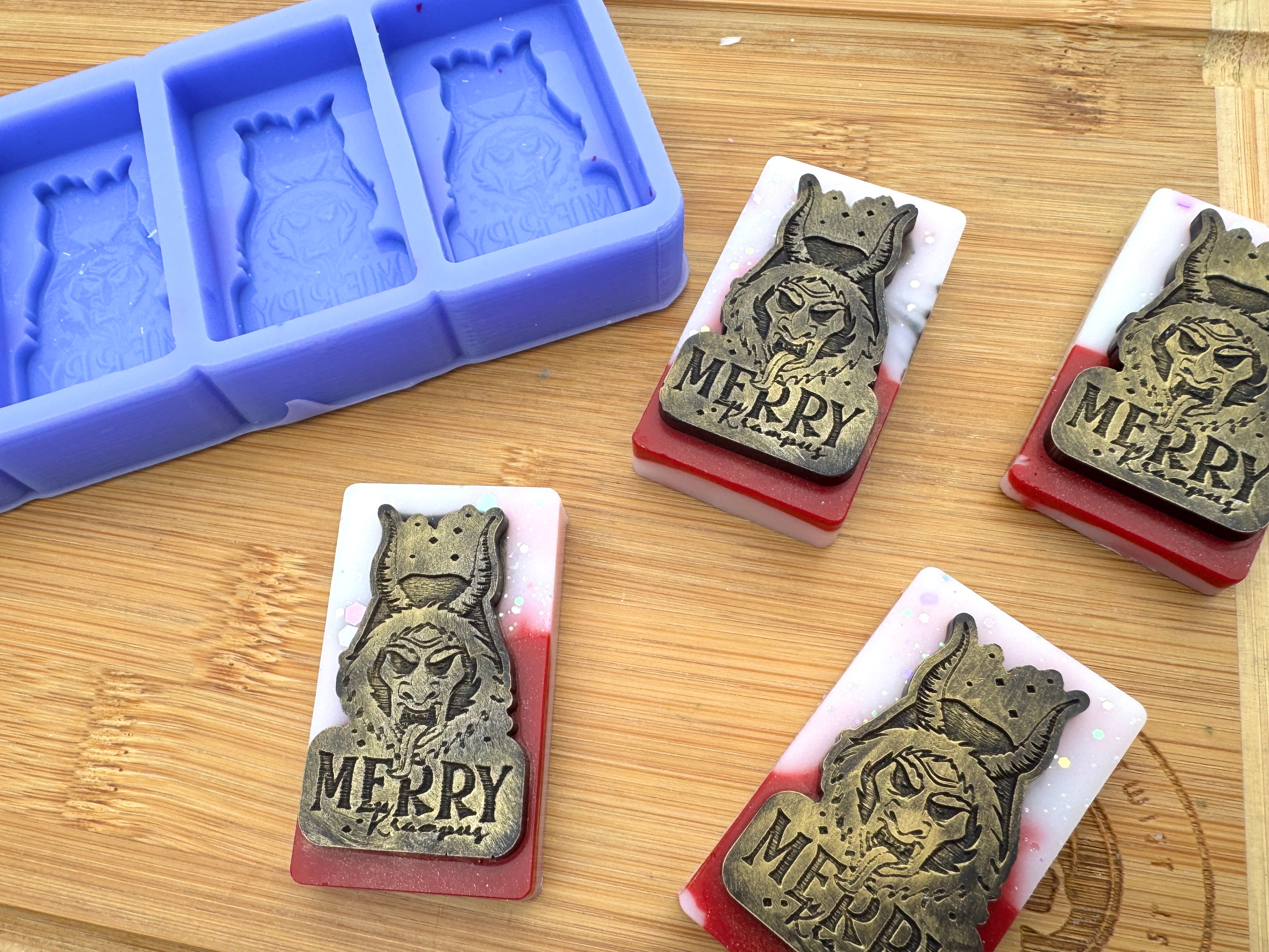 Merry Krampus Silicone Mold - HoBa Edition