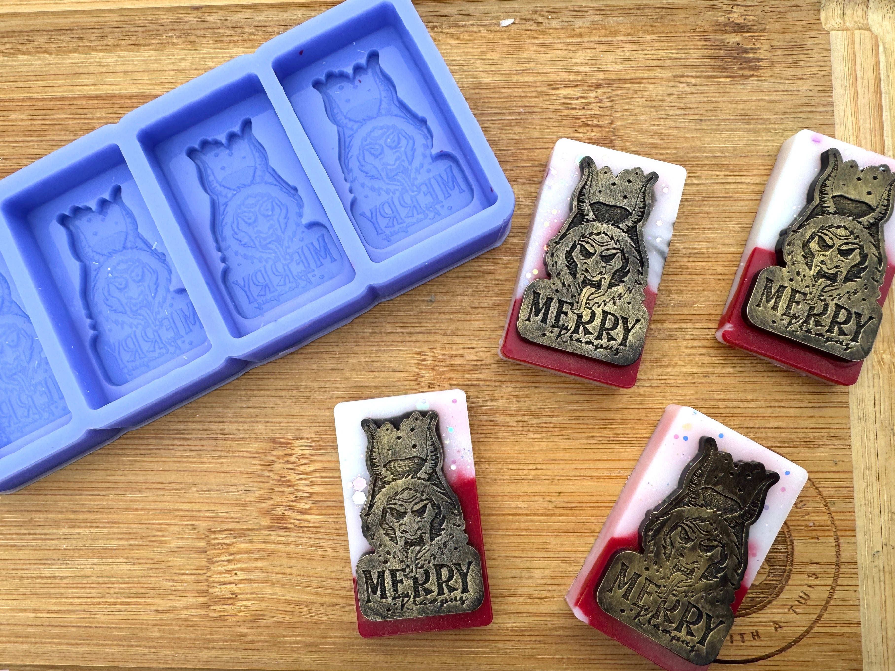 Merry Krampus Silicone Mold - HoBa Edition