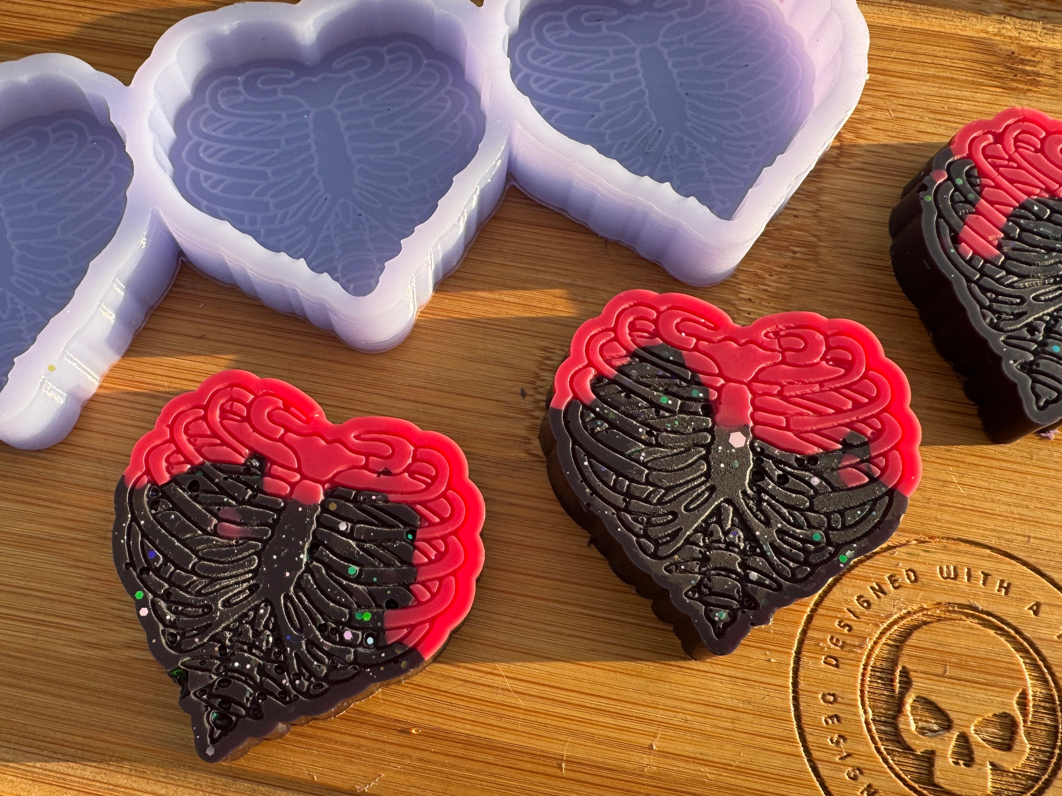 Ribcage Heart Silicone Mold