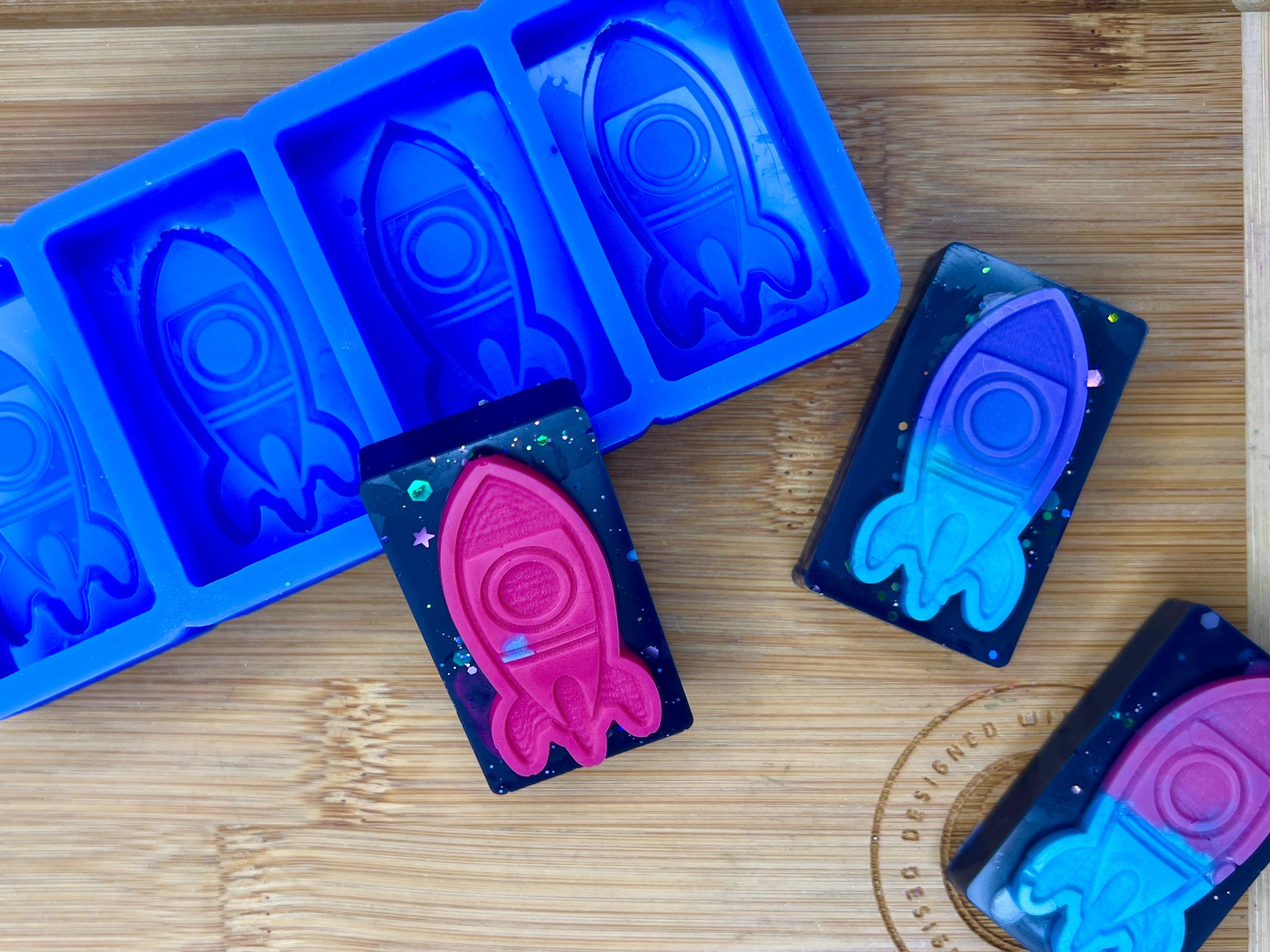 Rocket Silicone Mold - HoBa Edition - Designed with a Twist - Top quality silicone molds made in the UK.